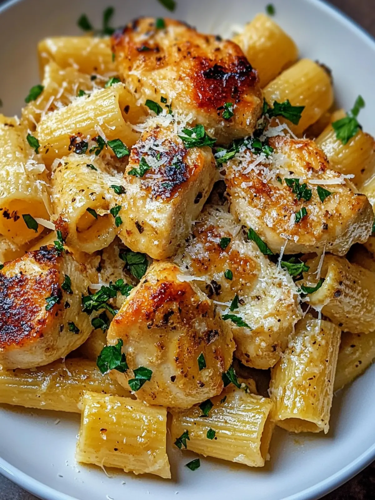 Garlic Butter Chicken with Rigatoni and Parmesan in 30 Minutes 3 Garlic Butter Chicken with Rigatoni and Parmesan