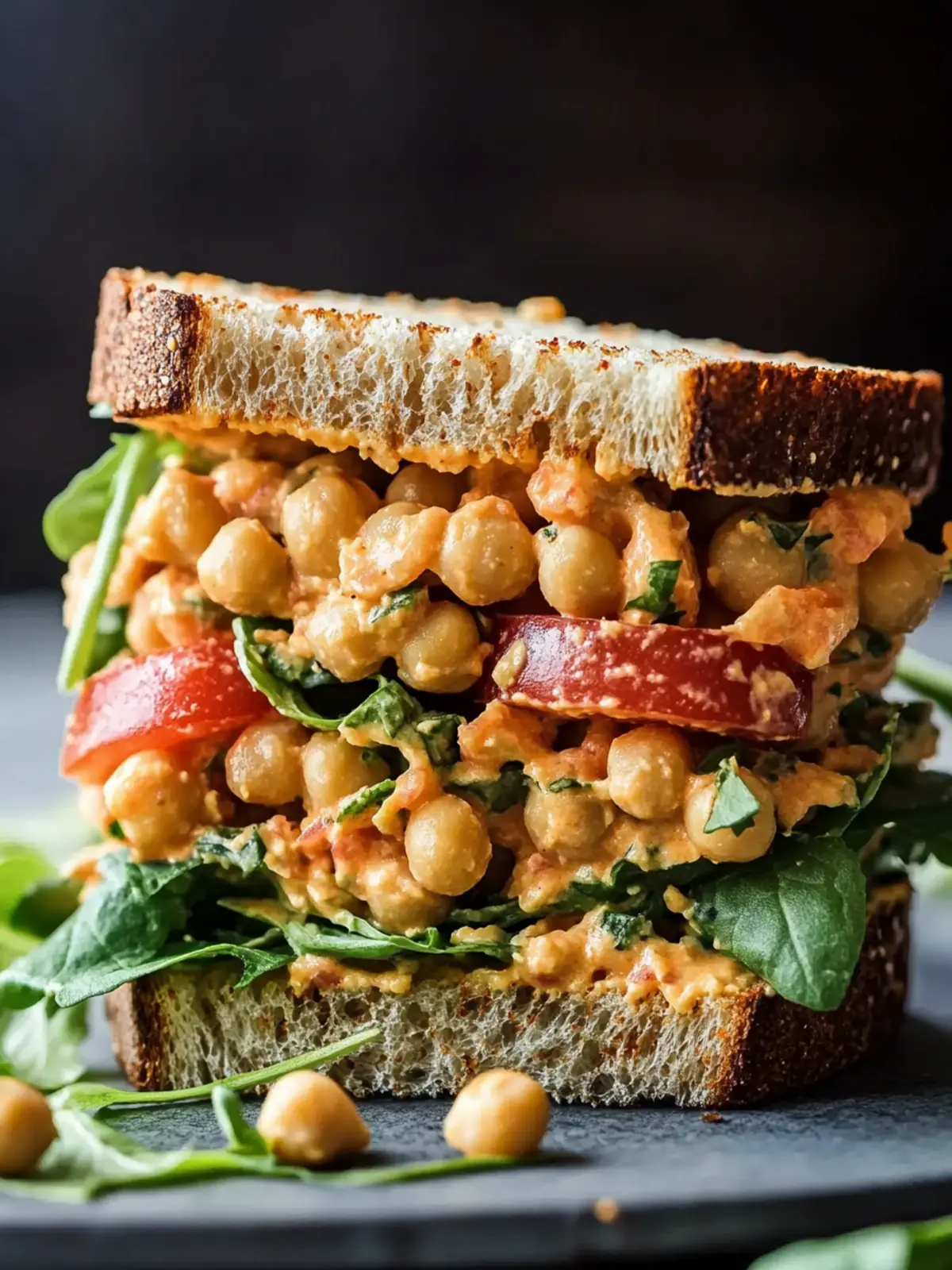 Vegan Buffalo Chickpea Salad Sandwich for Quick, Spicy Bliss 5 Vegan Buffalo Chickpea Salad Sandwich