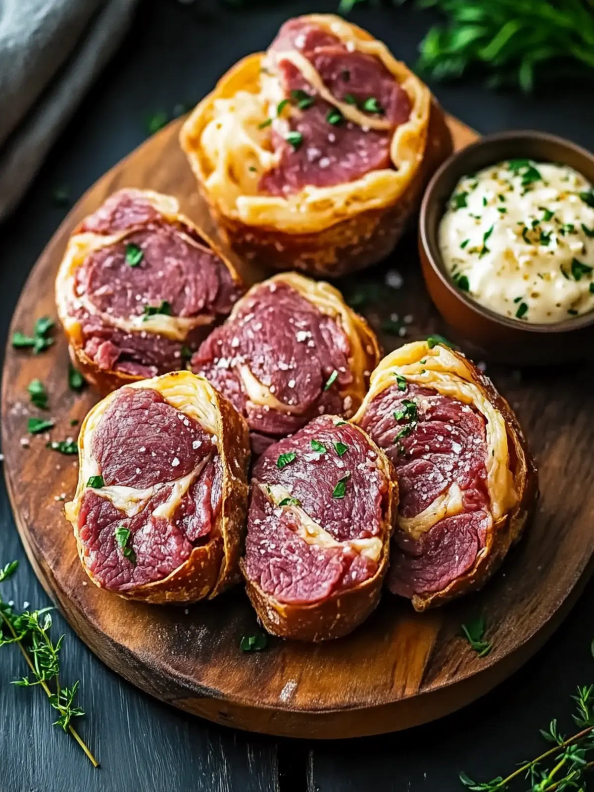Keto Corned Beef and Cheese Roll-Ups – Flavorful Quick Fix 3 Keto Corned Beef und Käsebrötchen – Schnelle Snacks für Feinschmecker