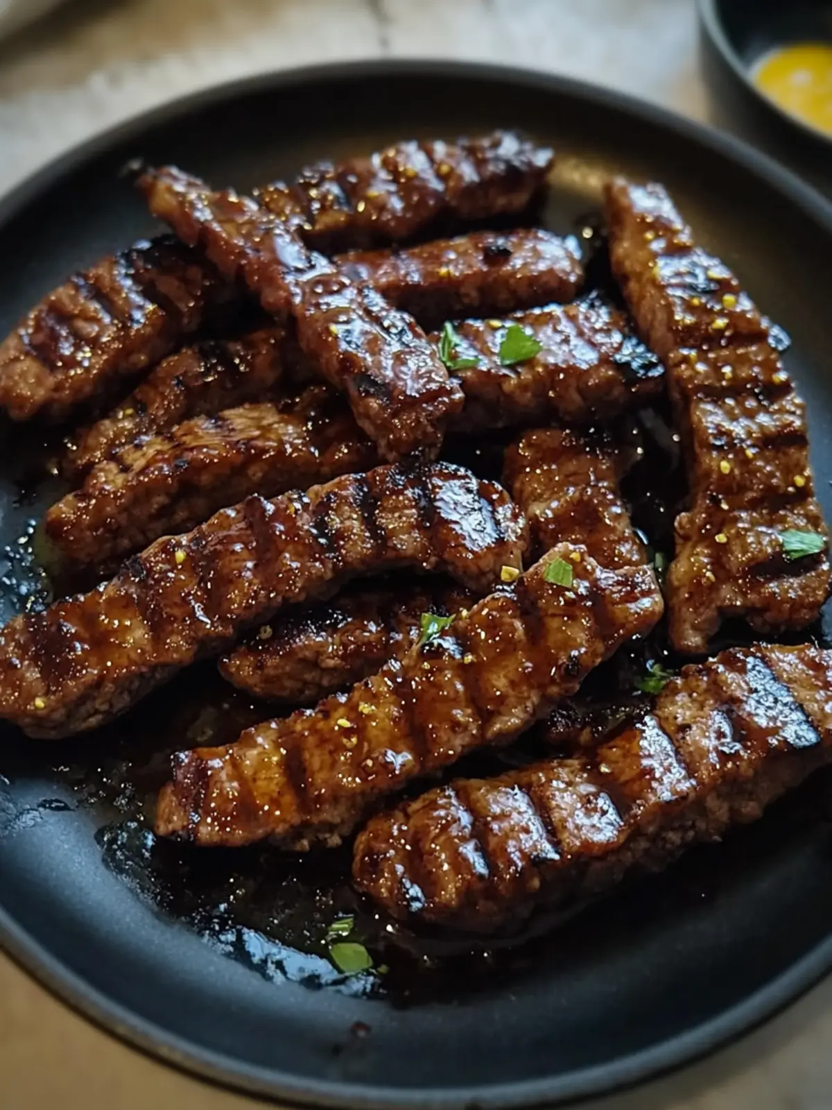 Grill Pan Honey Glazed Steak Strips for Easy Dinner Bliss 3 Grill Pan Honey Glazed Steak Strips