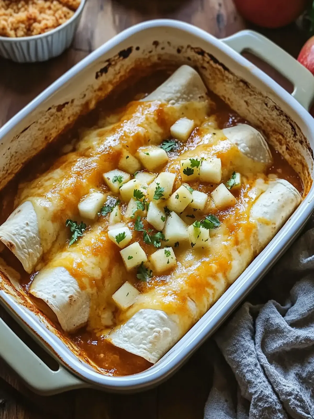 Irresistible Apple Enchiladas: Your New Favorite Dessert Delight 2 Apple Enchiladas