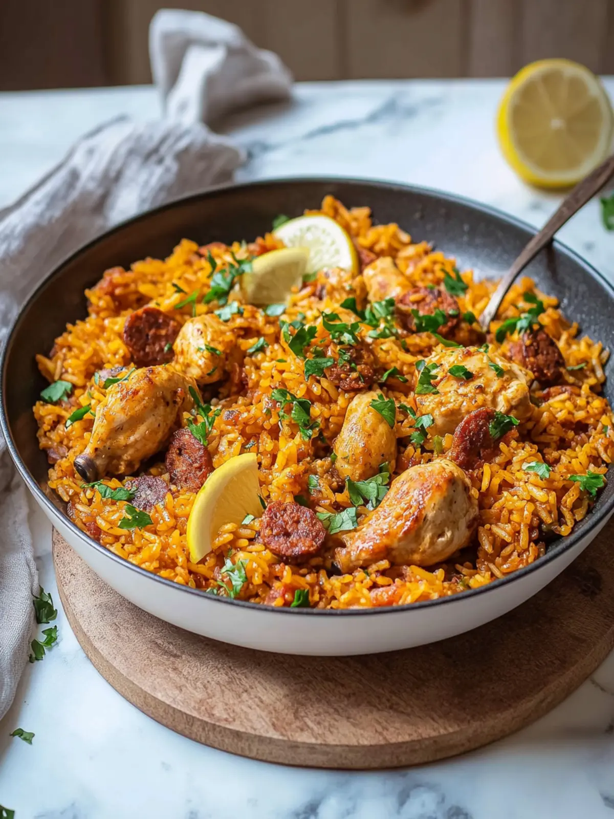Delicious Pollo y Arroz Español con Chorizo You'll Crave 3 Pollo y arroz español con chorizo