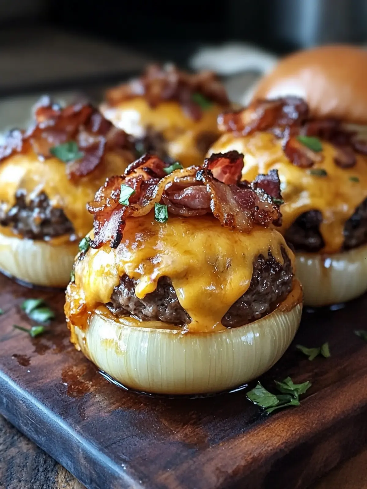 Firecracker Bacon Cheddar Cheeseburger Stuffed Onion Bombs Delight 4 Firecracker Bacon Cheddar Cheeseburger Stuffed Onion Bombs