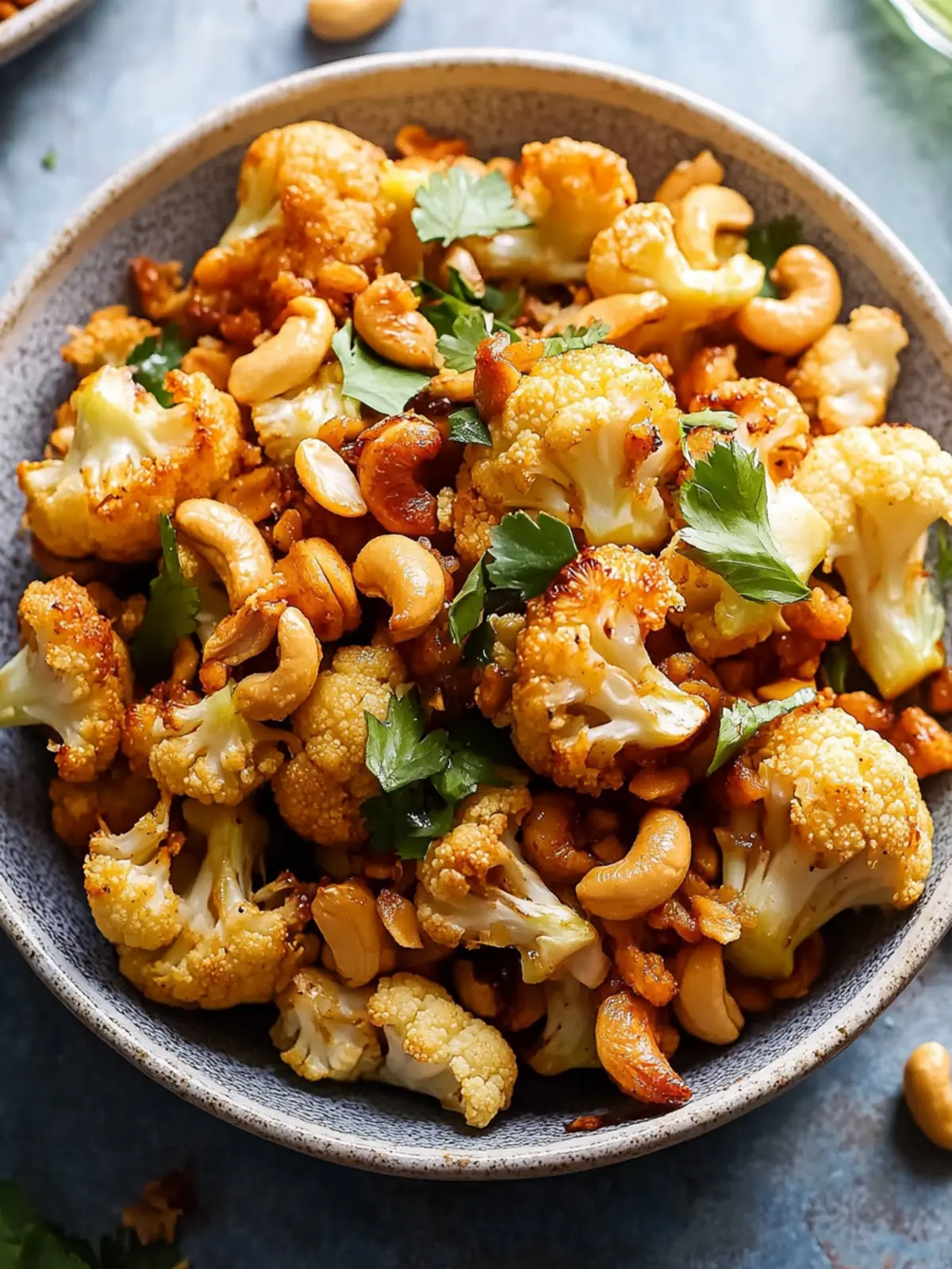 Sweet and Spicy Asian Roasted Cauliflower and Cashews Delight 2 Asian Roasted Cauliflower and Cashews