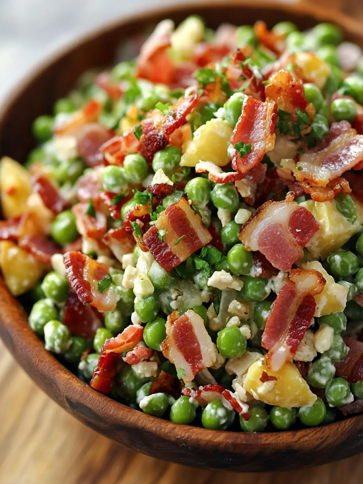 Bacon Peas Salad Recipe: Creamy Crunch in Every Bite 5 Bacon Peas Salad Recipe
