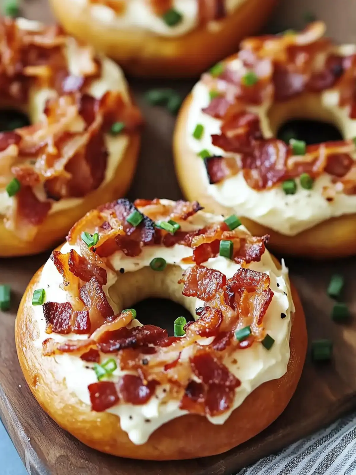 Zesty Bacon Cream Cheese Bagels for the Ultimate Breakfast Boost 2 Zesty Bacon Cream Cheese Bagels
