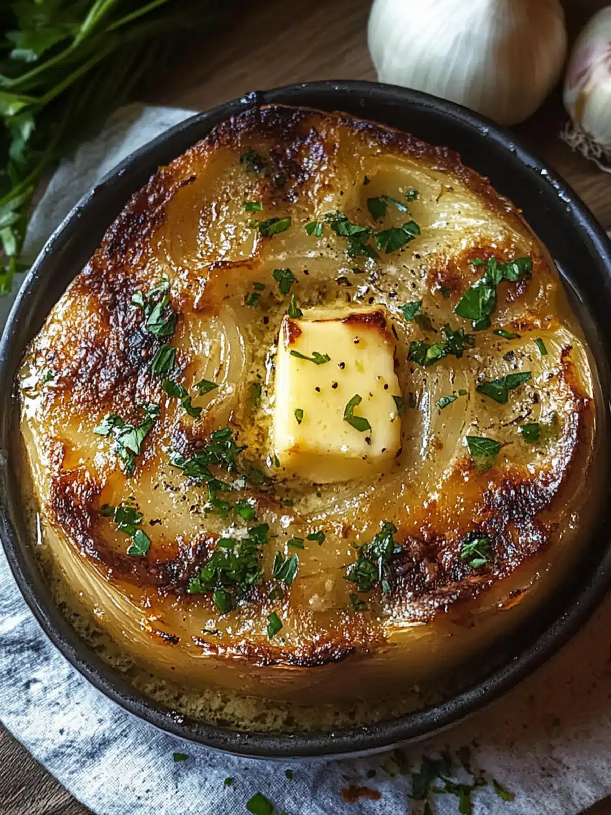 Savory Onion Bake with Butter and Herbs Recipe for Comfort 4 Onion Bake with Butter and Herbs Recipe