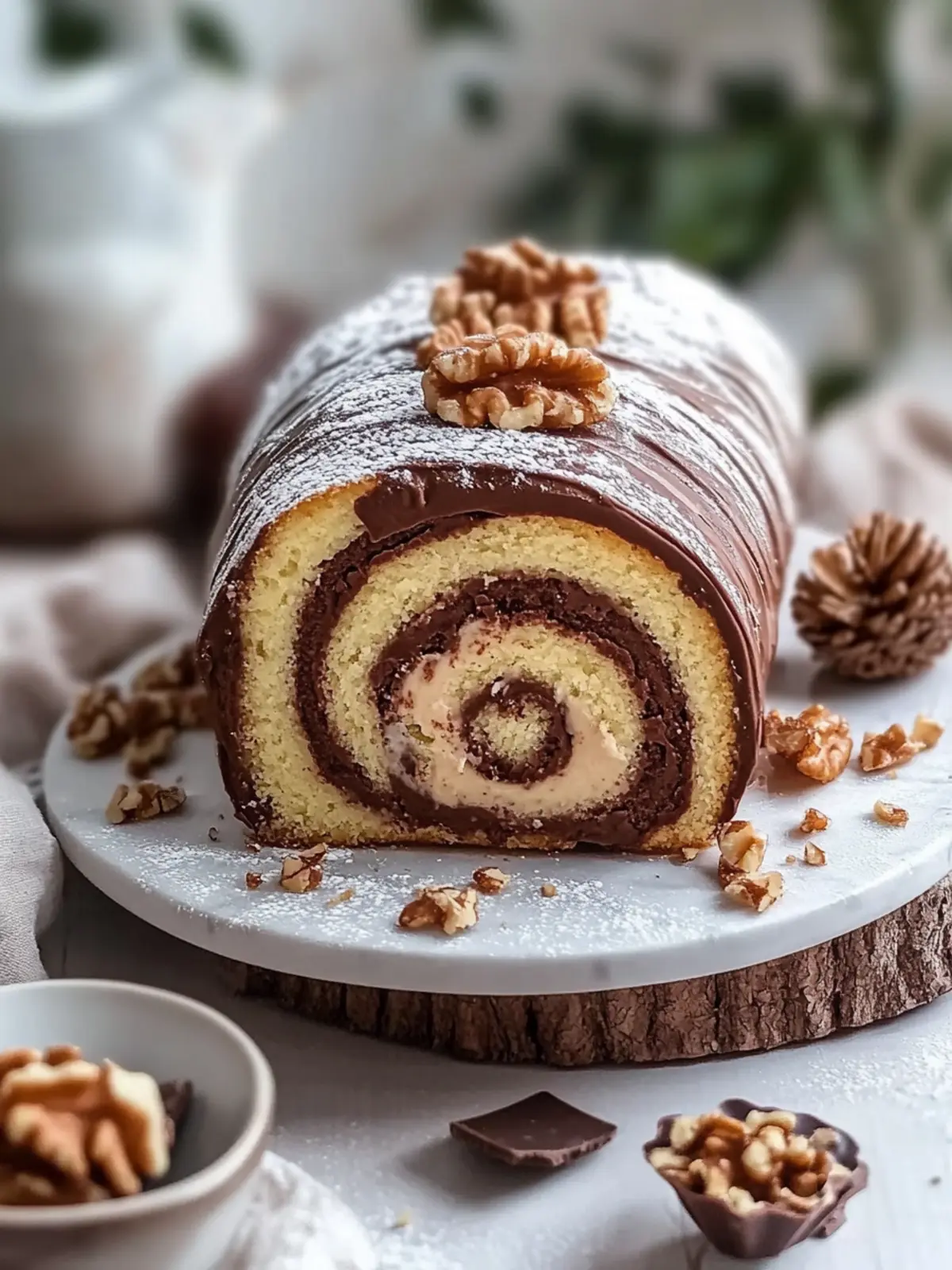 Indulge in Erdnussbutter-Tasse Schokoladen-Rollkuchen Bliss 5 Erdnussbutter-Tasse Schokoladen-Rollkuchen