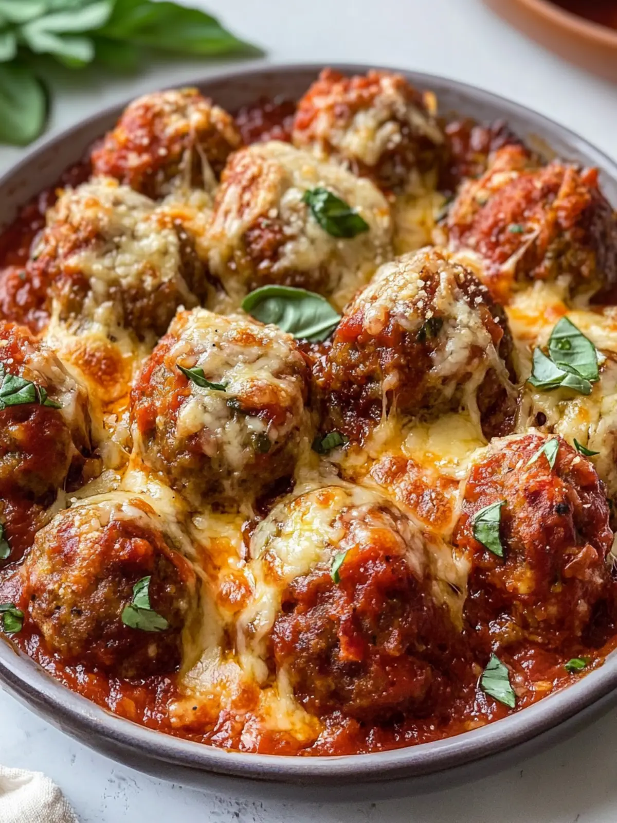 Cheesy Baked Meatballs (Vegetarian) That'll Wow Your Dinner Guests 4 Cheesy Baked Meatballs (Vegetarian)