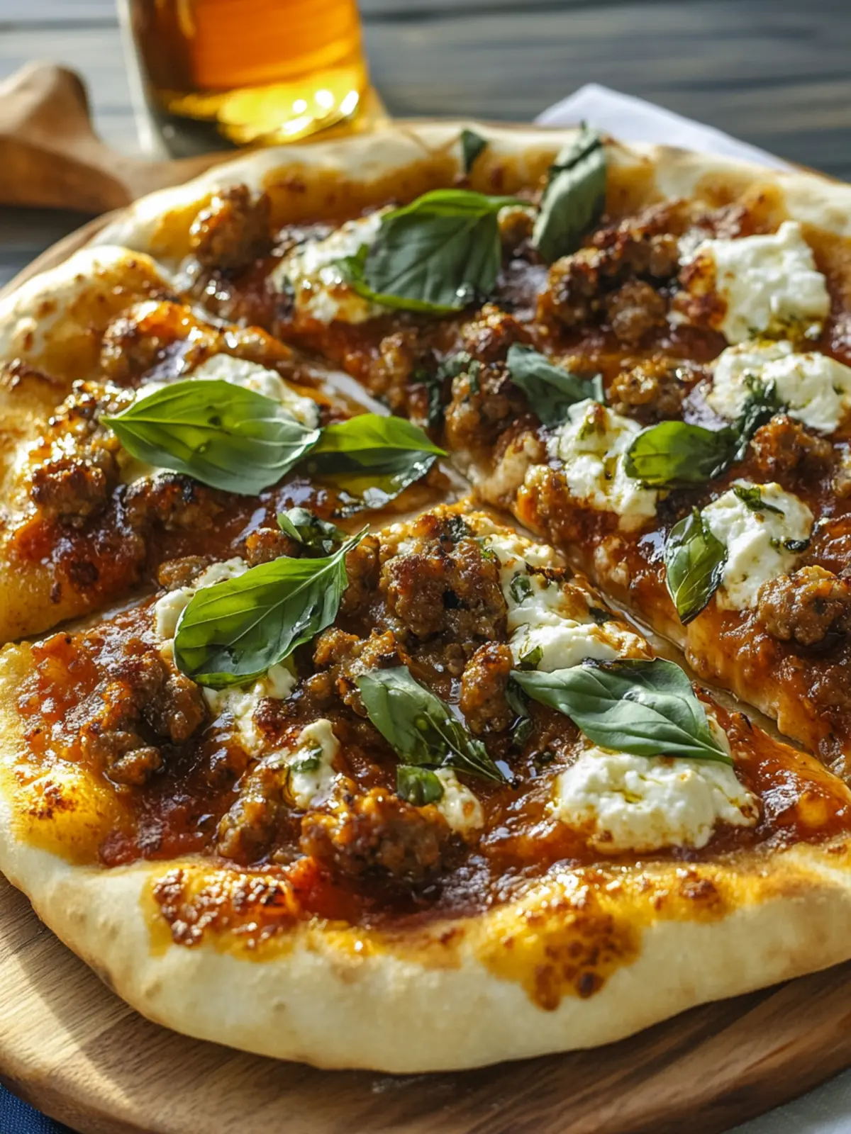 Sausage Ricotta Honey Hot Pizza: 5 Steps to Sweet-Heat Bliss 4 Sausage Ricotta Honey Hot Pizza in 5 Easy Steps for the Ultimate Sweet-Heat Slice