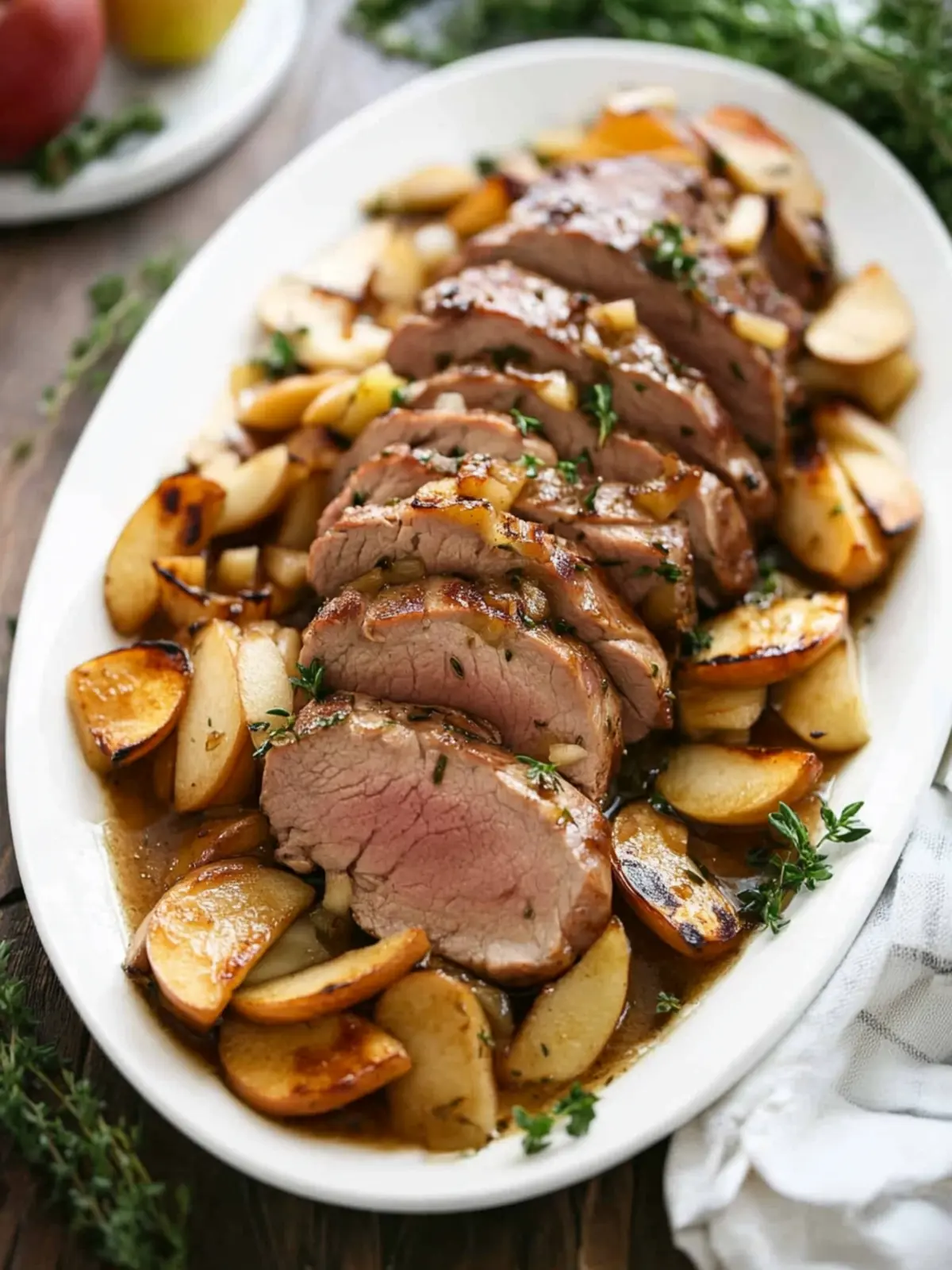 Pork Tenderloin with Apples: A Cozy Homemade Delight 4 Pork Tenderloin with Apples