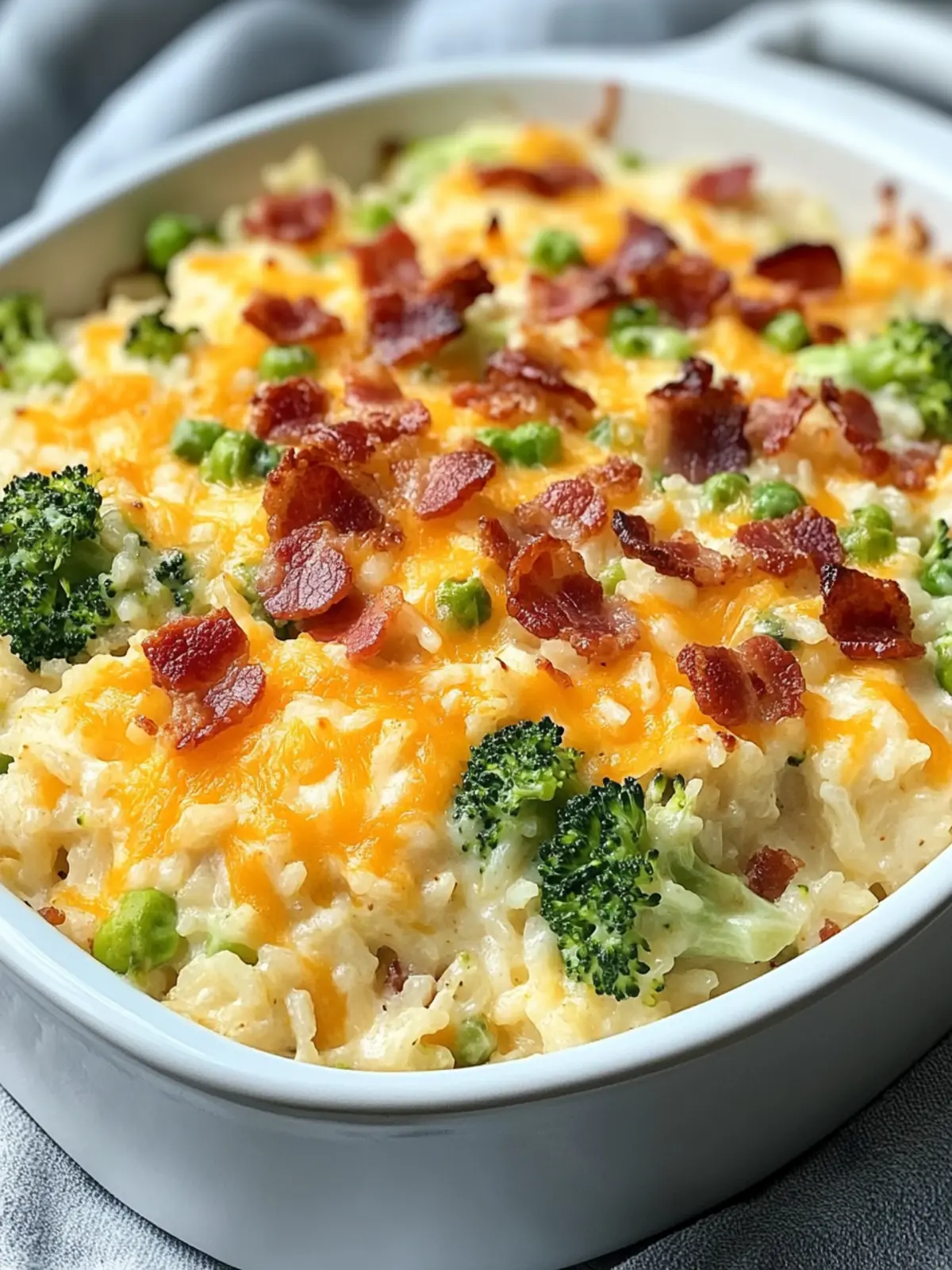 Bacon Cheddar Broccoli Rice Casserole for Cozy Nights 3 Bacon Cheddar Broccoli Rice Casserole