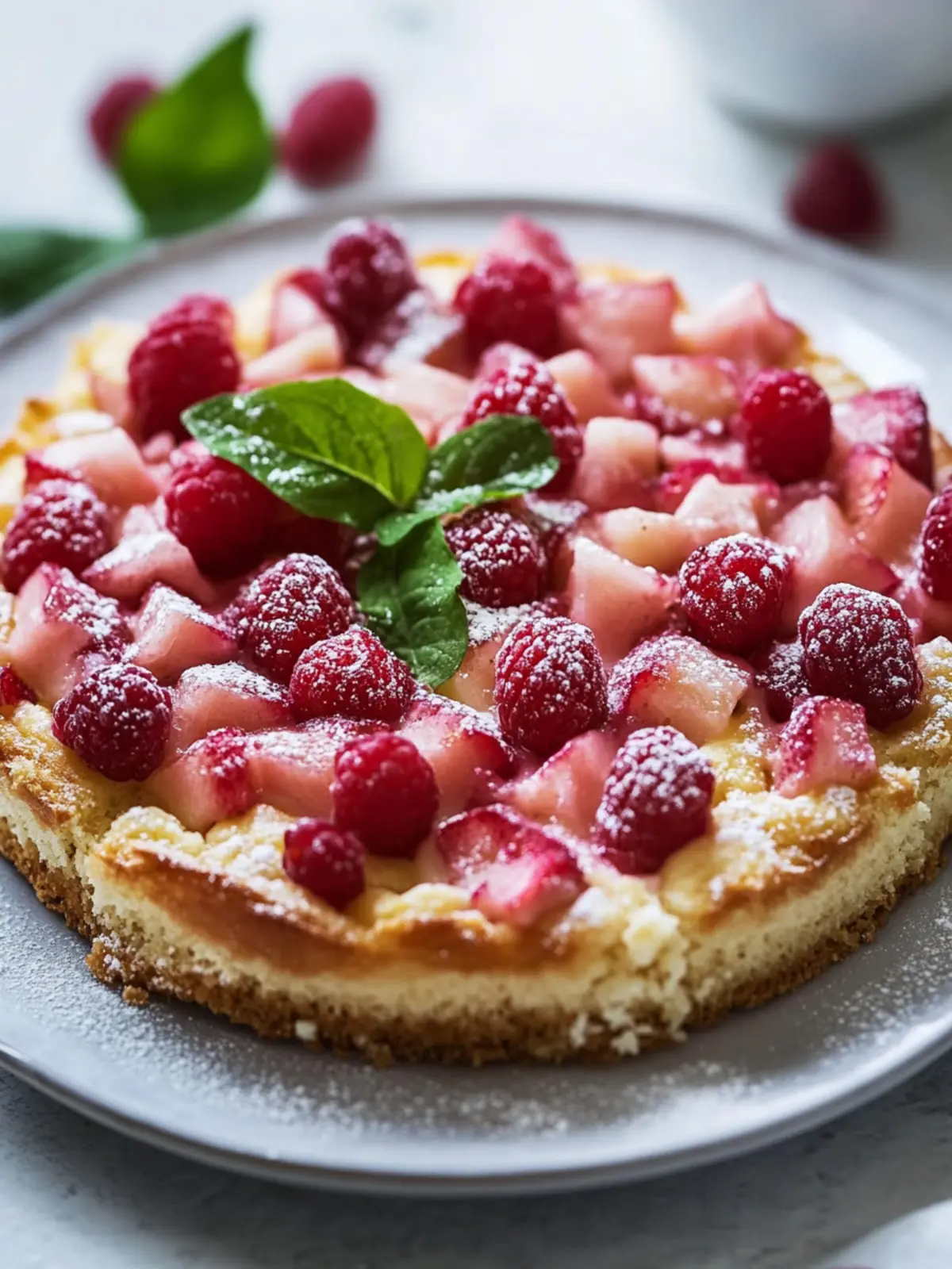 Delicious Rustikaler Rhabarber Ofenkuchen mit Mürbeteig Bliss 5 Rustikaler Rhabarber Ofenkuchen mit Mürbeteig