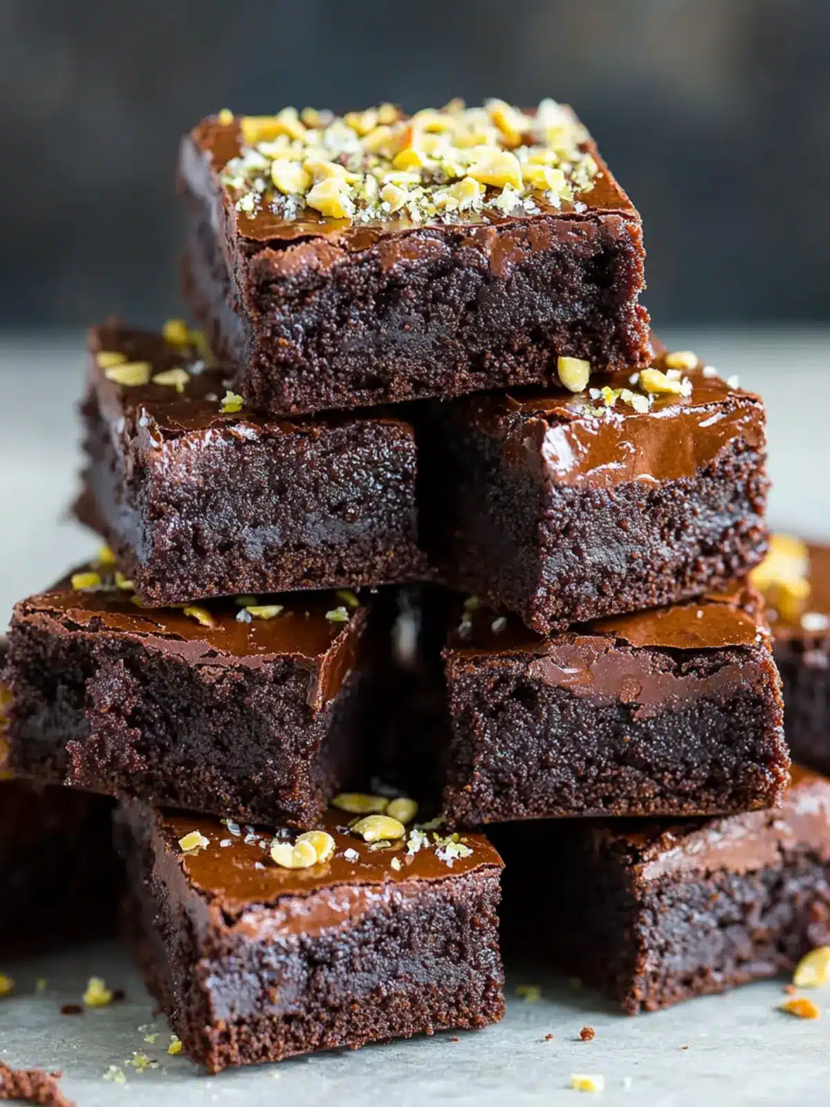 Delicious 4-Ingredient Dubai Chocolate Brownies in 35 Minutes 5 4-Ingredient Dubai Chocolate Brownies