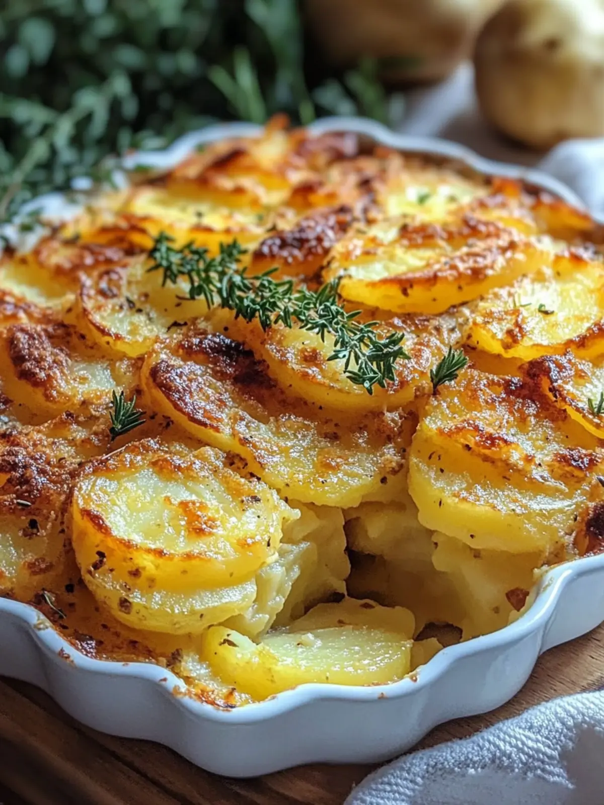 Creamy Vegan Potato Bake That's Comfort Food Gold 5 Vegan Potato Bake