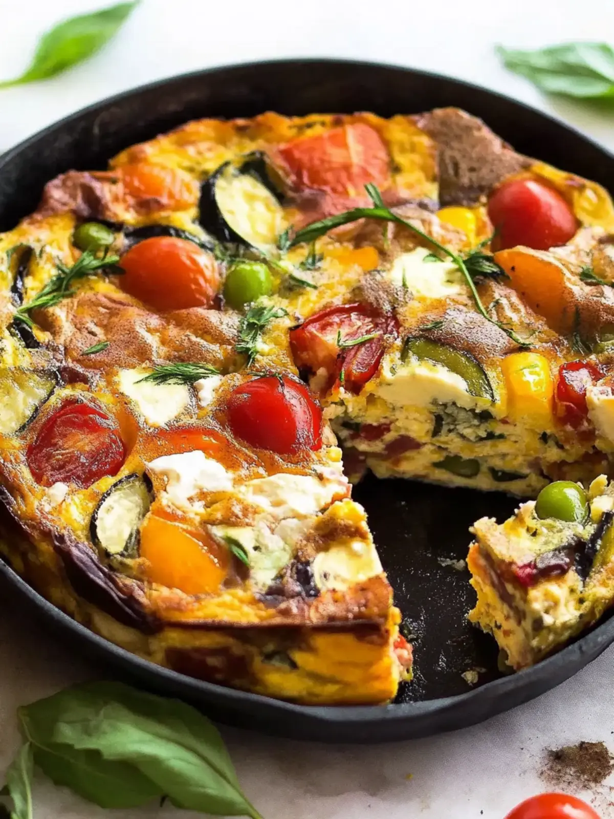 Perfectly Easy Frittata de Verduras al Horno for Meal Prep 4 Frittata de verduras al horno