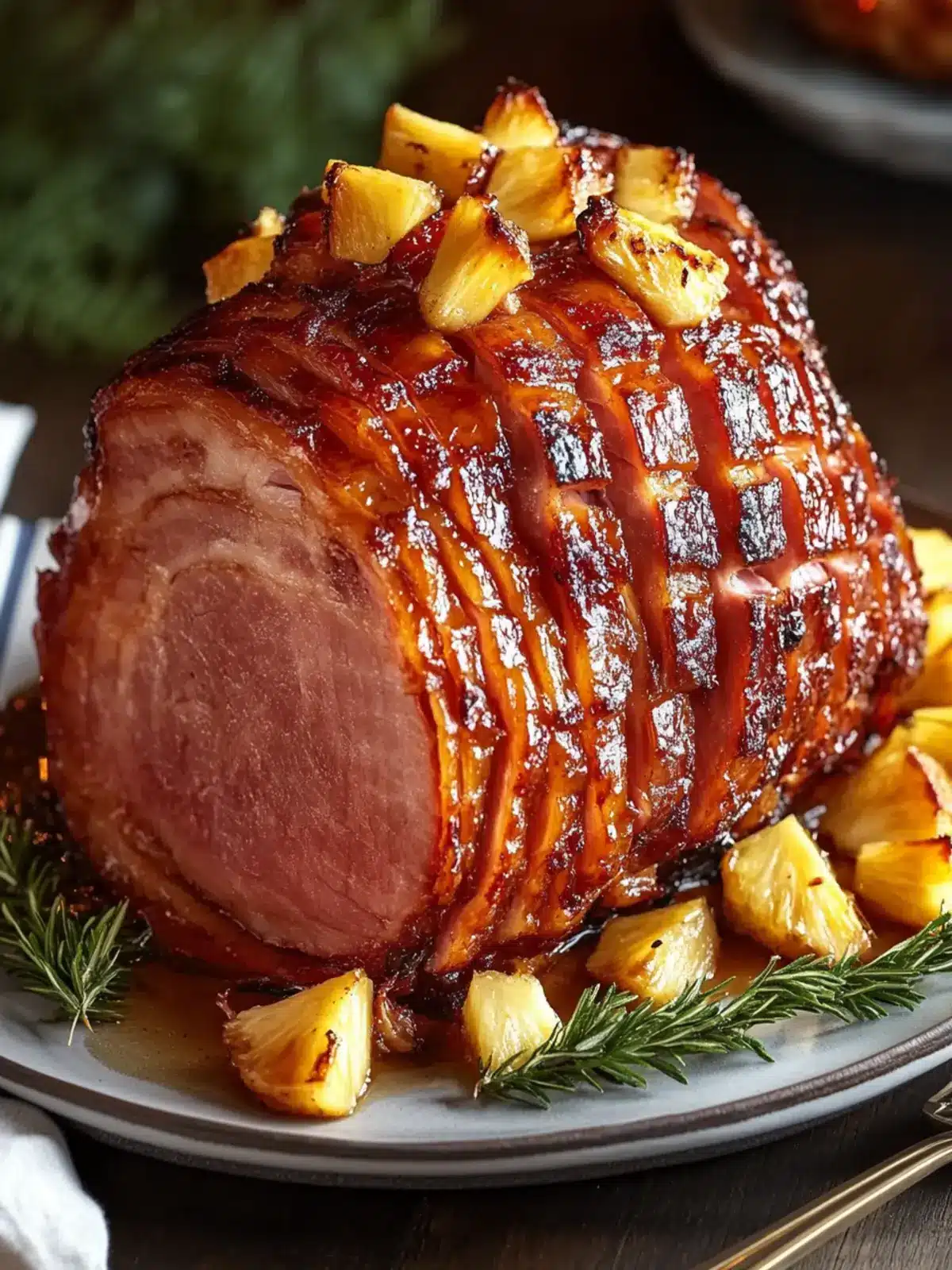 Irresistible Brown Sugar Pineapple Baked Ham for Festive Feasts 2 Brown Sugar Pineapple Baked Ham