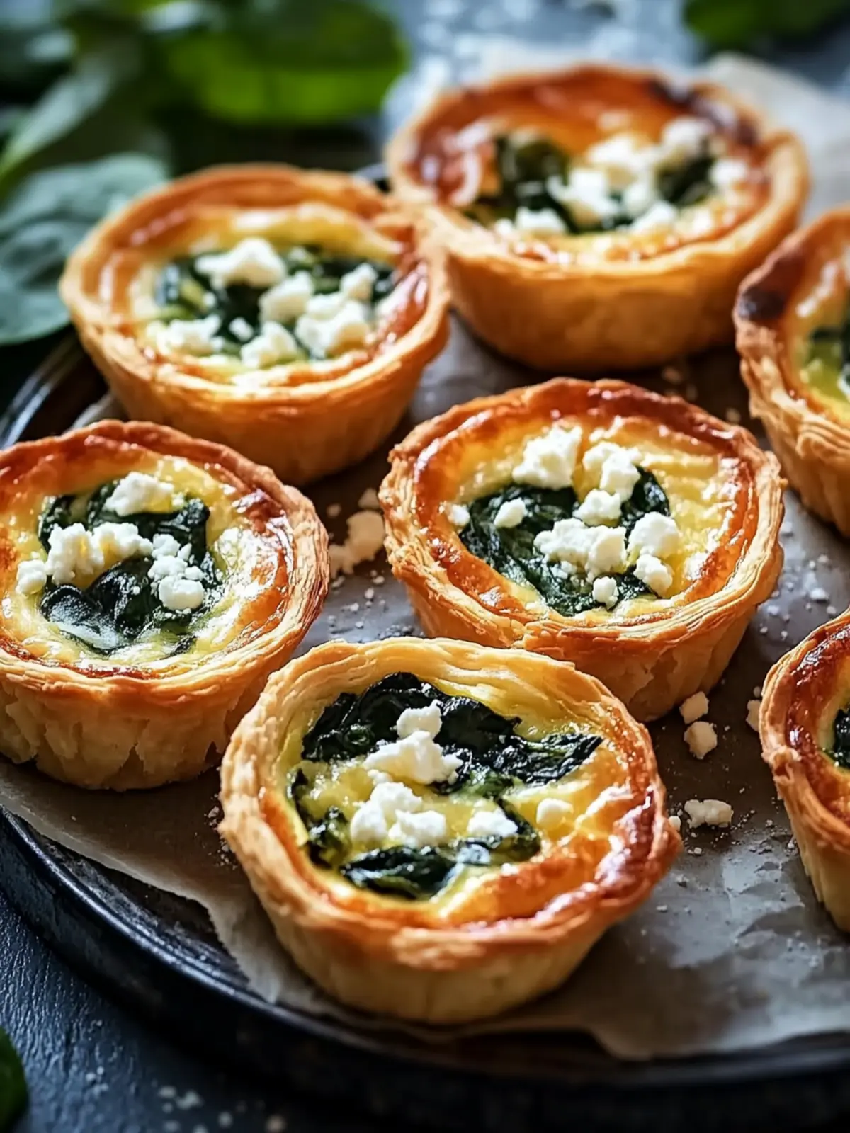 Mini-Quiches mit Spinat und Feta: Healthy Bites for Any Day 5 Mini-Quiches mit Spinat und Feta