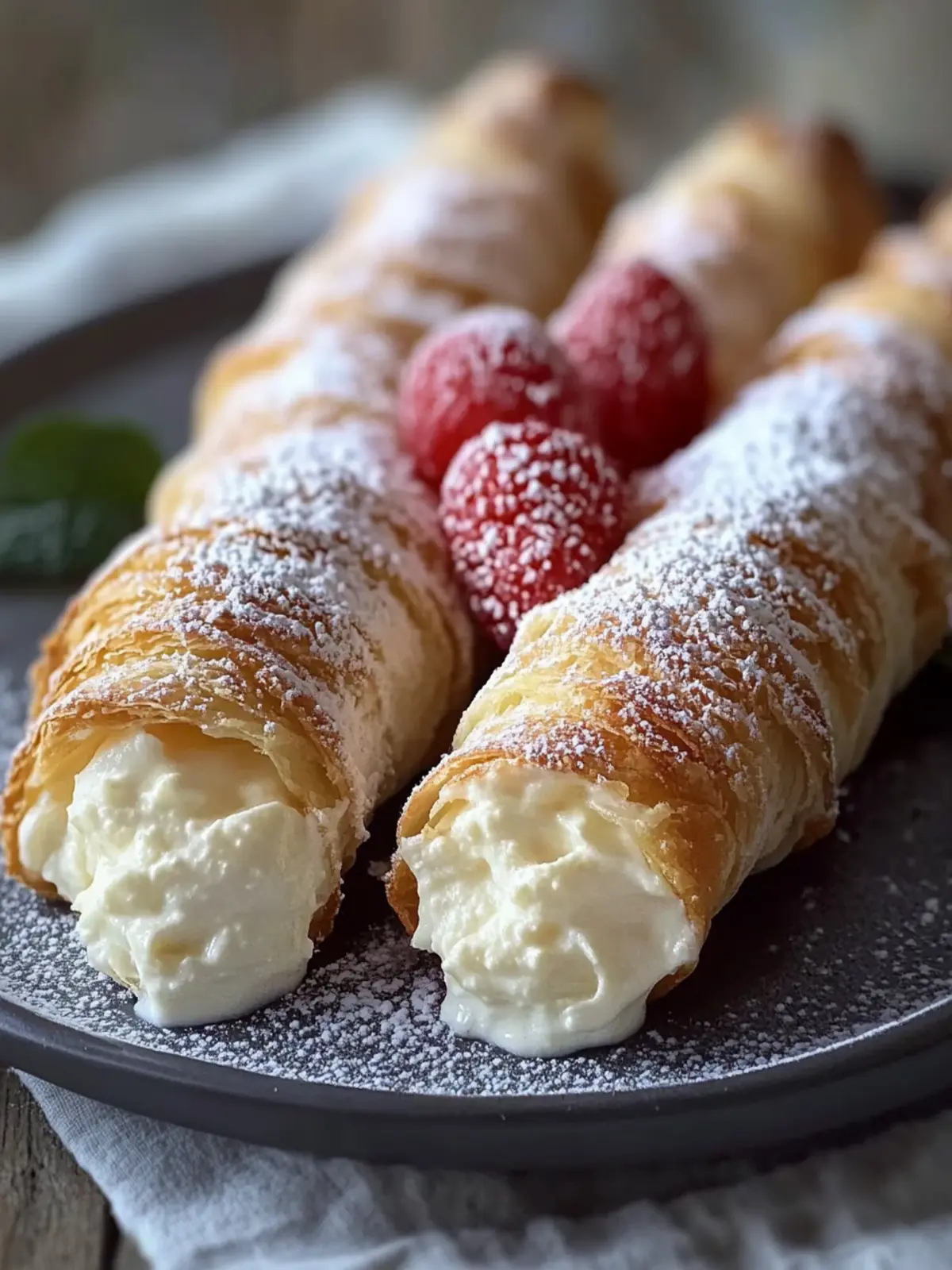 Italian Cream Stuffed Cannoncini: A Sweet Slice of Italy 4 Italian Cream Stuffed Cannoncini