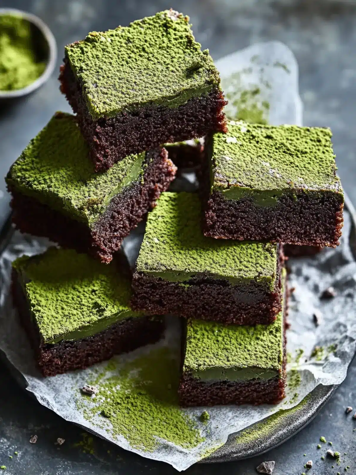 Delicious Matcha Brownies for a Unique Dessert Delight 2 Matcha Brownies