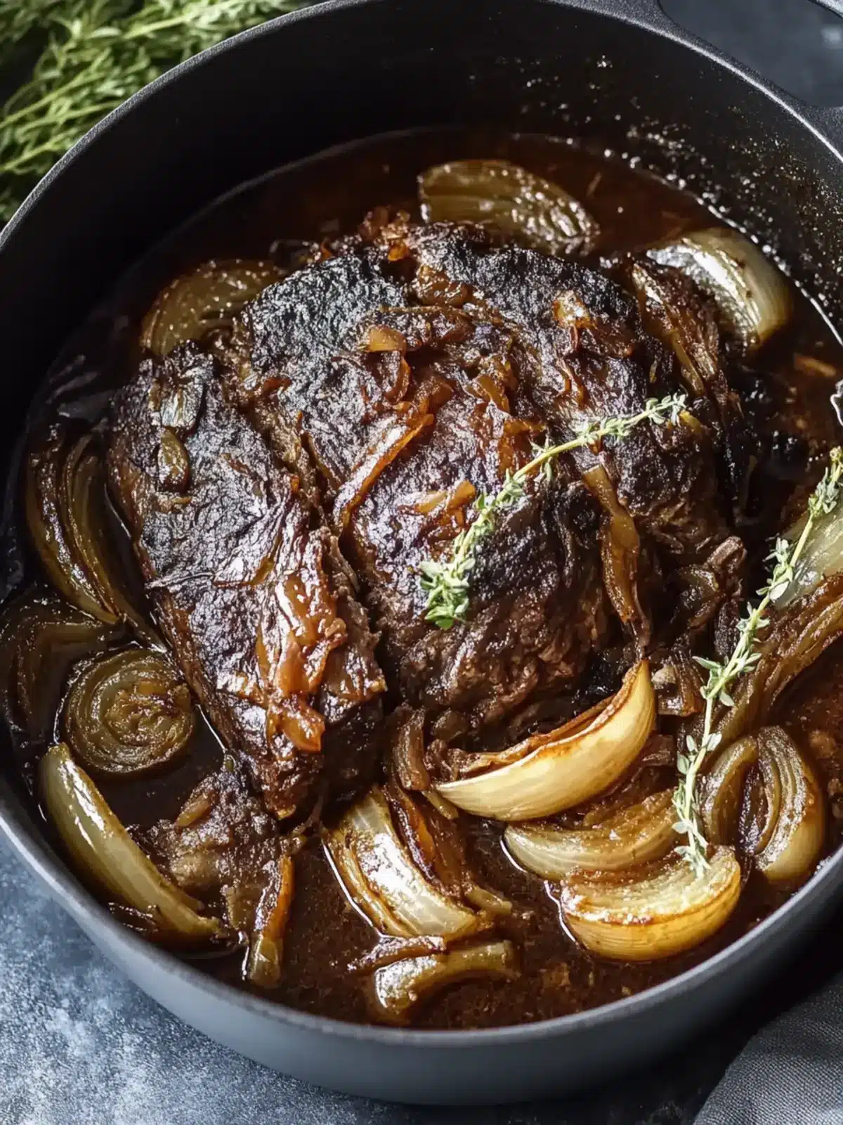 Tender Caramelized French Onion Pot Roast for Cozy Nights 4 Caramelized French Onion Pot Roast