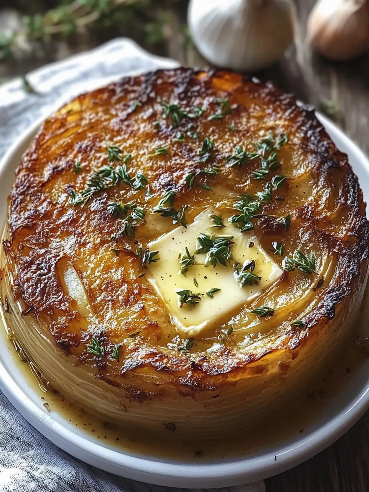 Savory Onion Bake with Butter and Herbs Recipe for Comfort 3 Onion Bake with Butter and Herbs Recipe