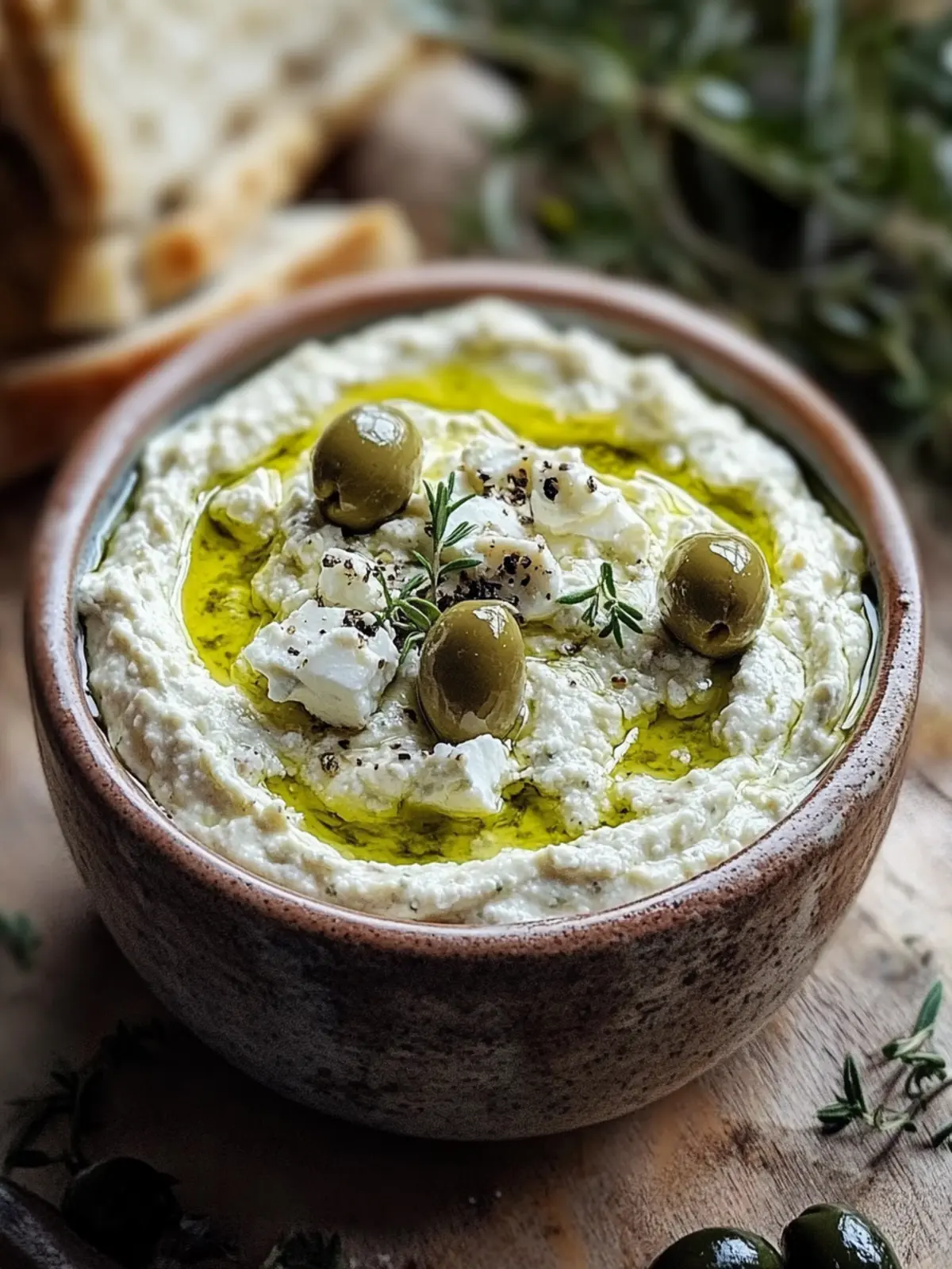Creamy Feta & Green Olive Spread That Will Wow Your Guests 5 Creamy Feta & Green Olive Spread