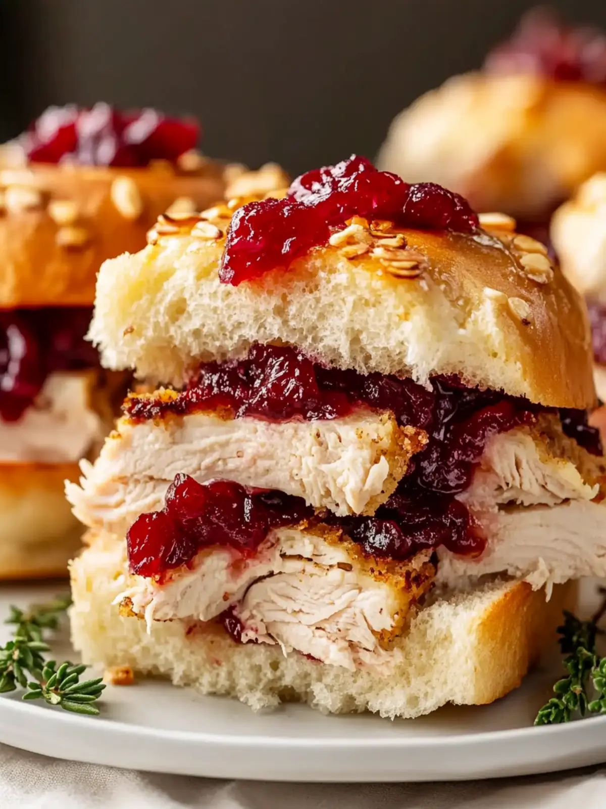 Cranberry Turkey Sliders Recipe for Effortless Holiday Joy 4 Cranberry Turkey Sliders Recipe