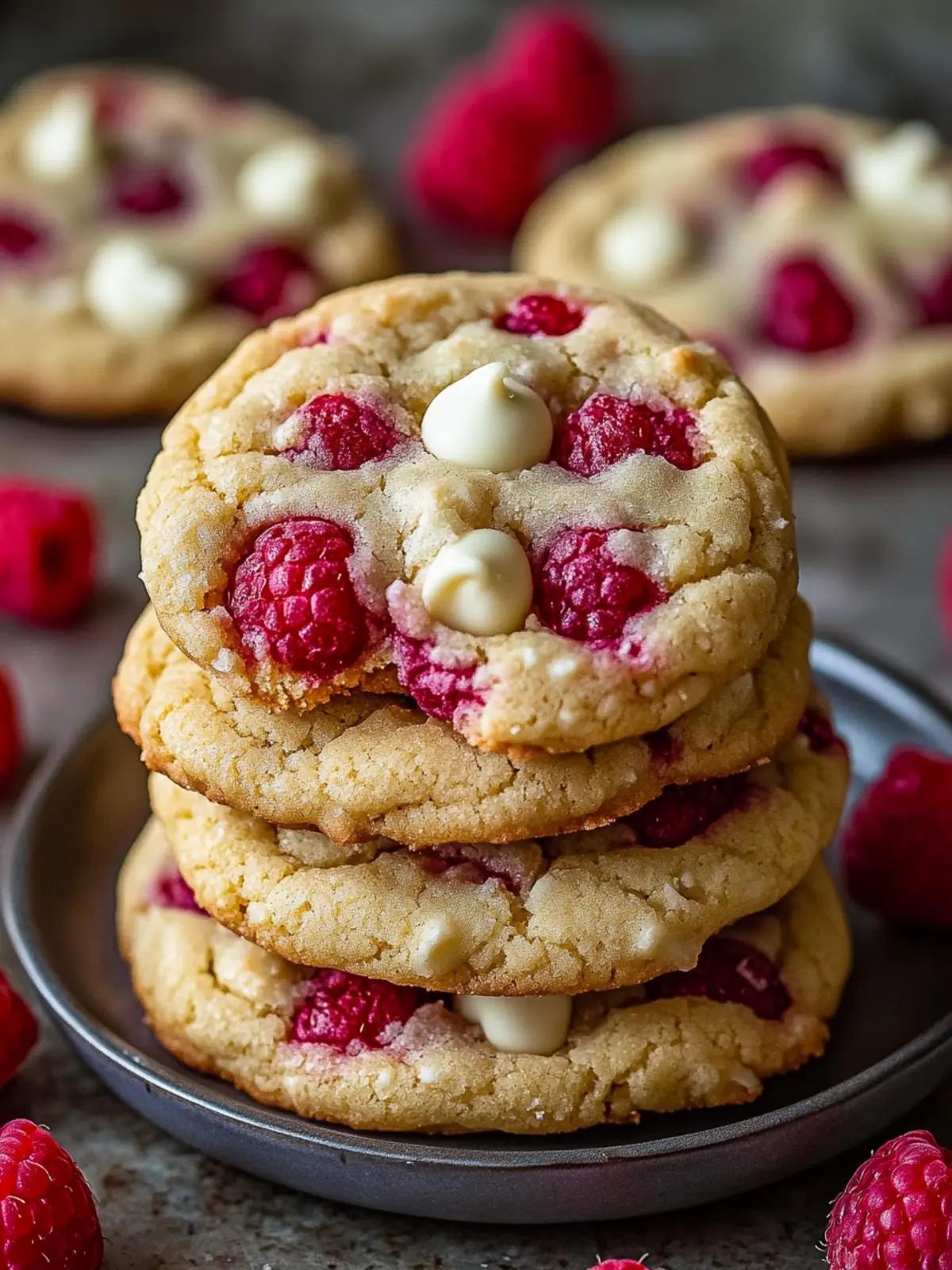 Raspberry White Chocolate Cookies Easy Recipe You’ll Love 4 Raspberry White Chocolate Cookies-Easy Recipe