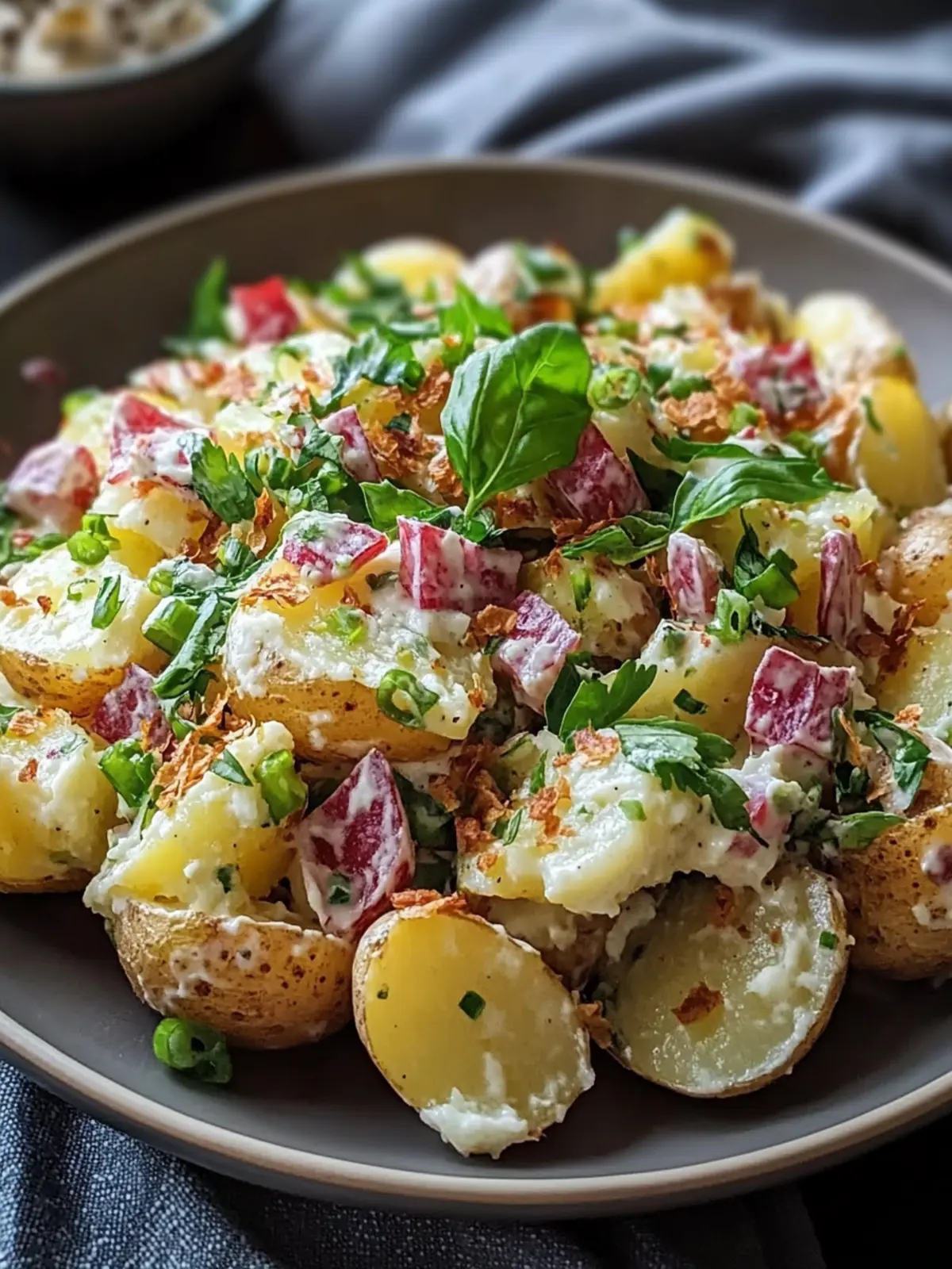 Crispy Smashed Potato Salad with Zesty Dijon Dressing Delight 3 Crispy Smashed Potato Salad
