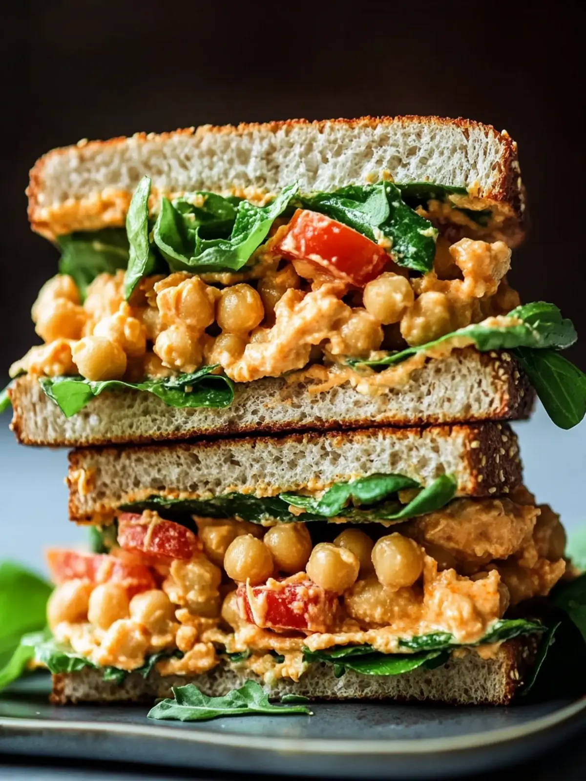 Vegan Buffalo Chickpea Salad Sandwich for Quick, Spicy Bliss 3 Vegan Buffalo Chickpea Salad Sandwich