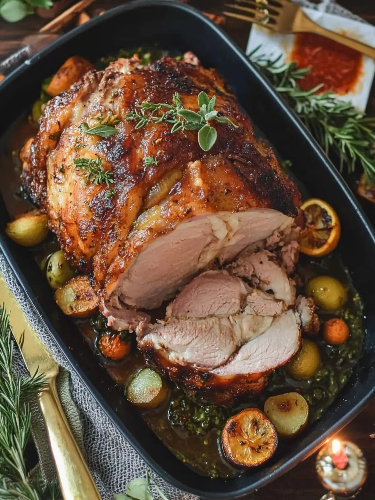 Savory Pernil de Cochino Horneado: Your Holiday Showstopper 4 Pernil de cochino {navideño} horneado