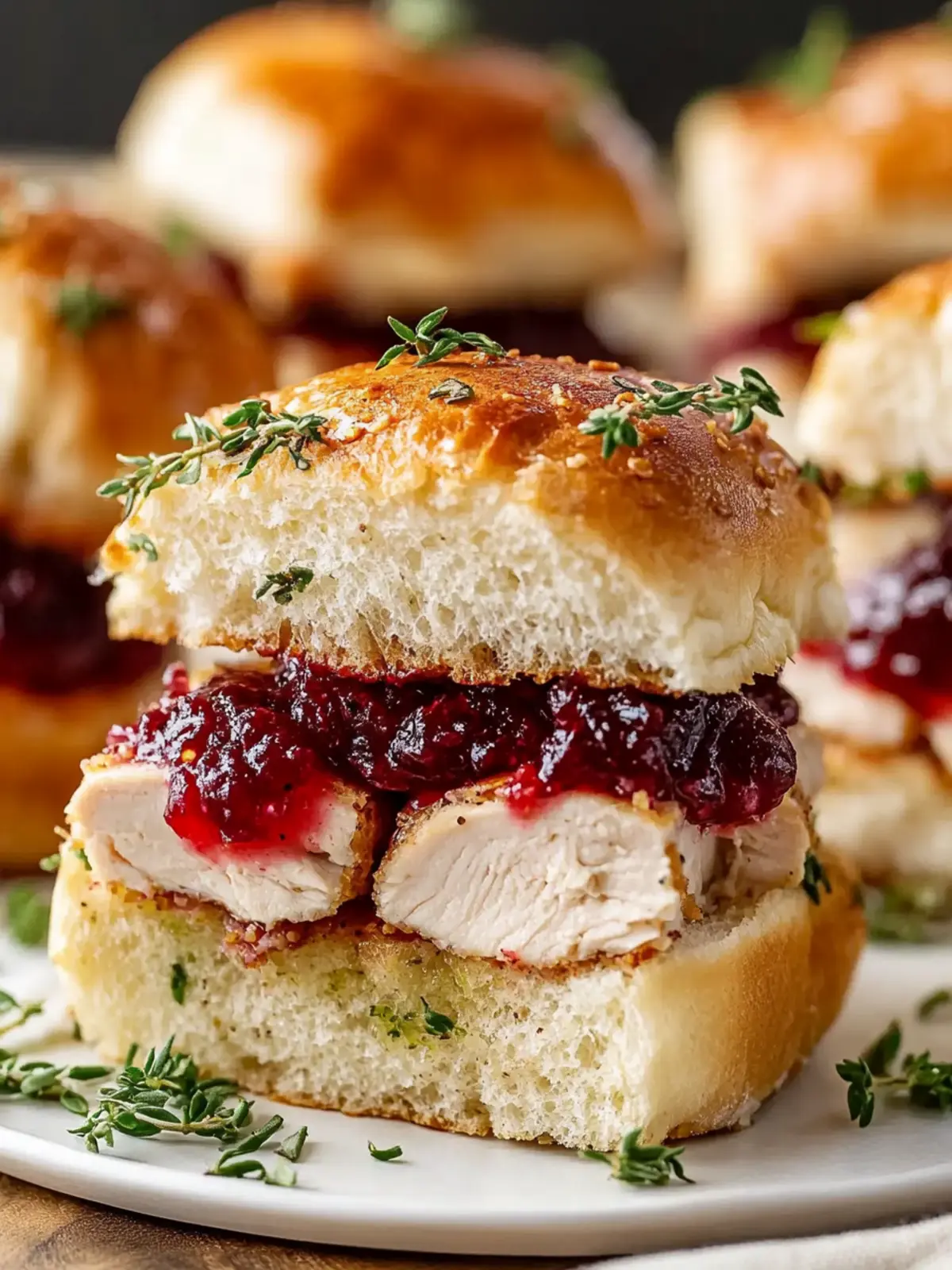 Cranberry Turkey Sliders Recipe for Effortless Holiday Joy 2 Cranberry Turkey Sliders Recipe