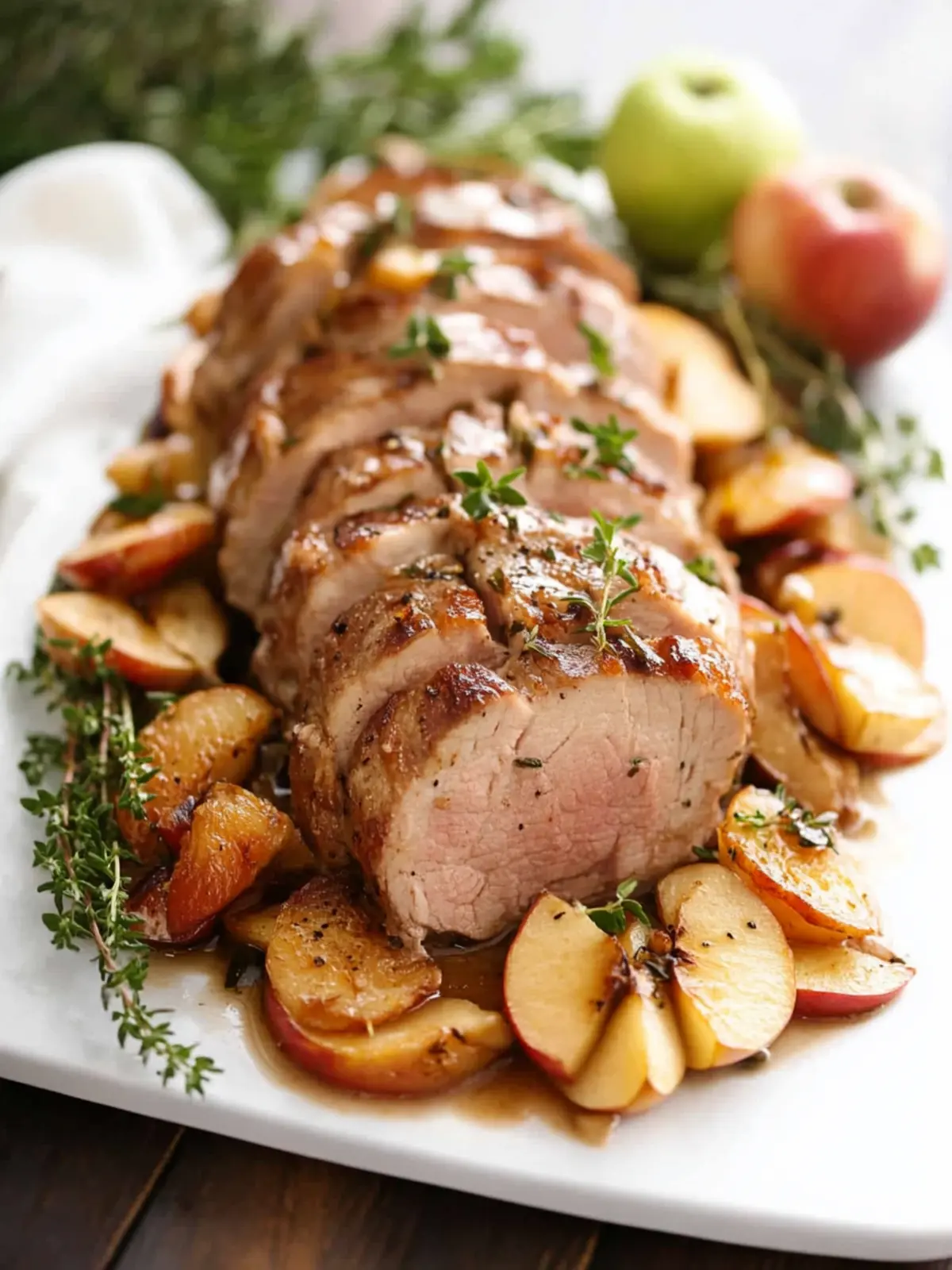 Pork Tenderloin with Apples: A Cozy Homemade Delight 2 Pork Tenderloin with Apples