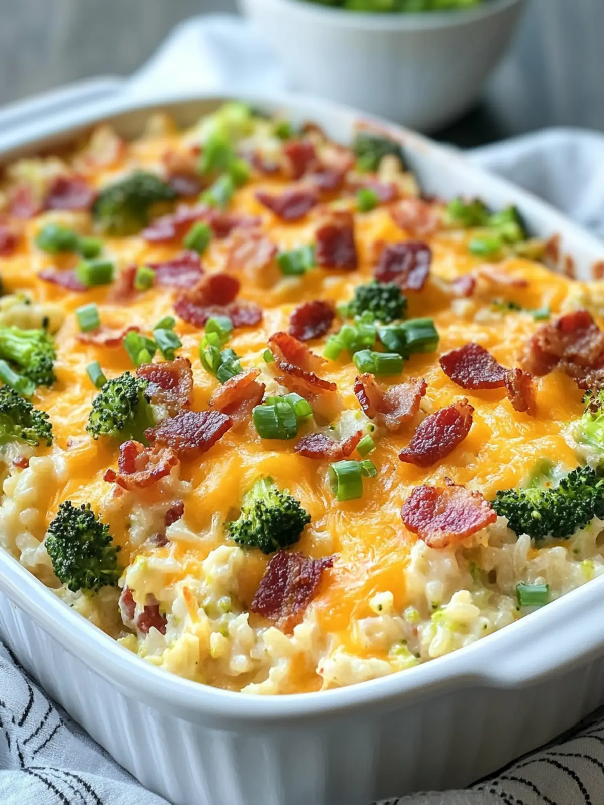 Bacon Cheddar Broccoli Rice Casserole for Cozy Nights 5 Bacon Cheddar Broccoli Rice Casserole
