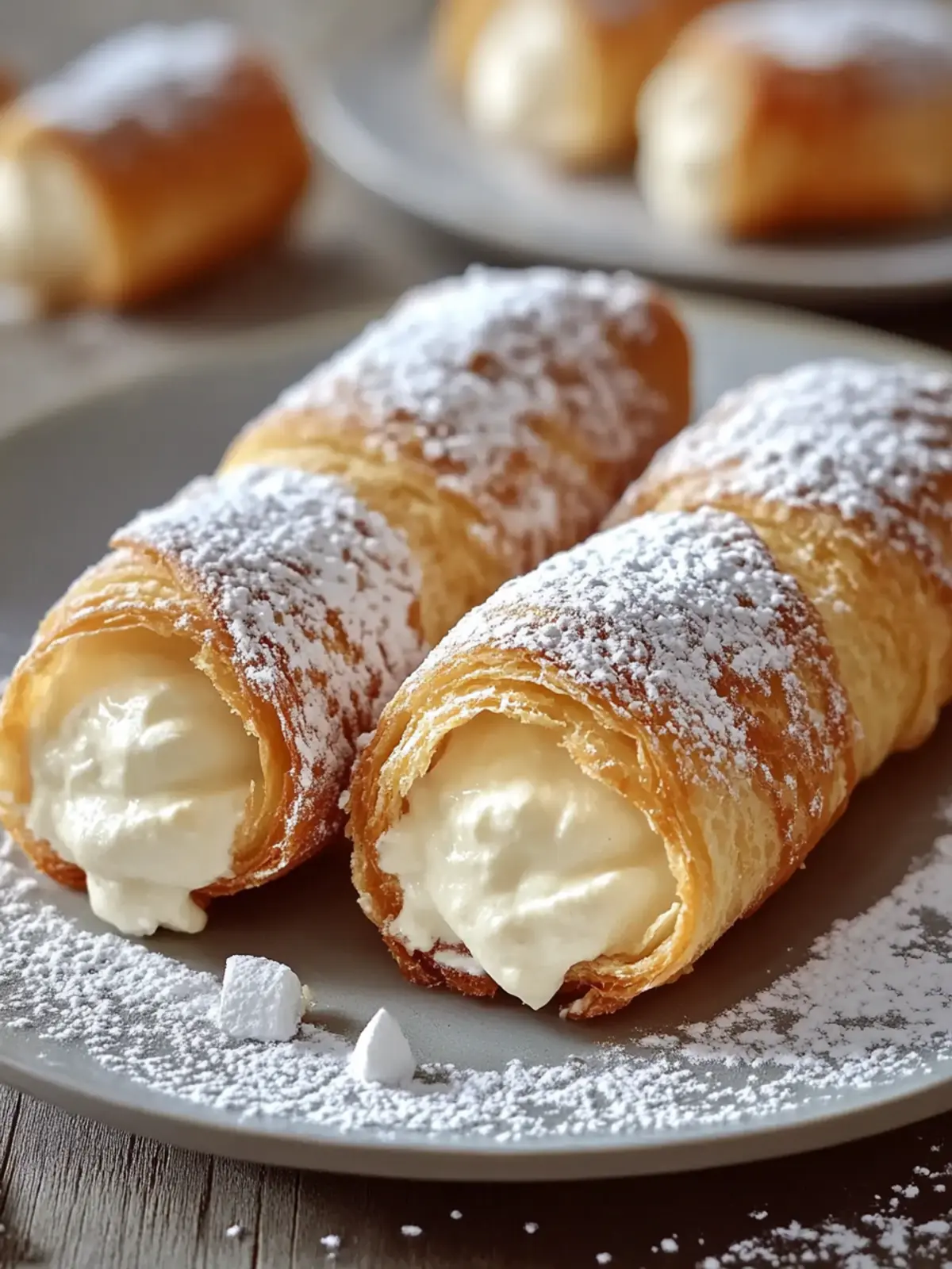 Italian Cream Stuffed Cannoncini: A Sweet Slice of Italy 3 Italian Cream Stuffed Cannoncini