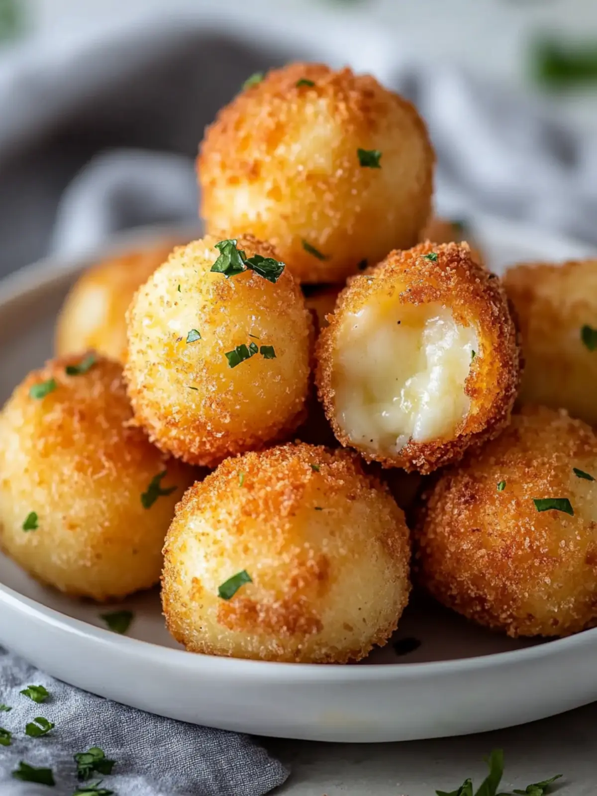 Crispy Potato Cheese Bombs: Irresistible Party Pleasers 3 Crispy Potato Cheese Bombs