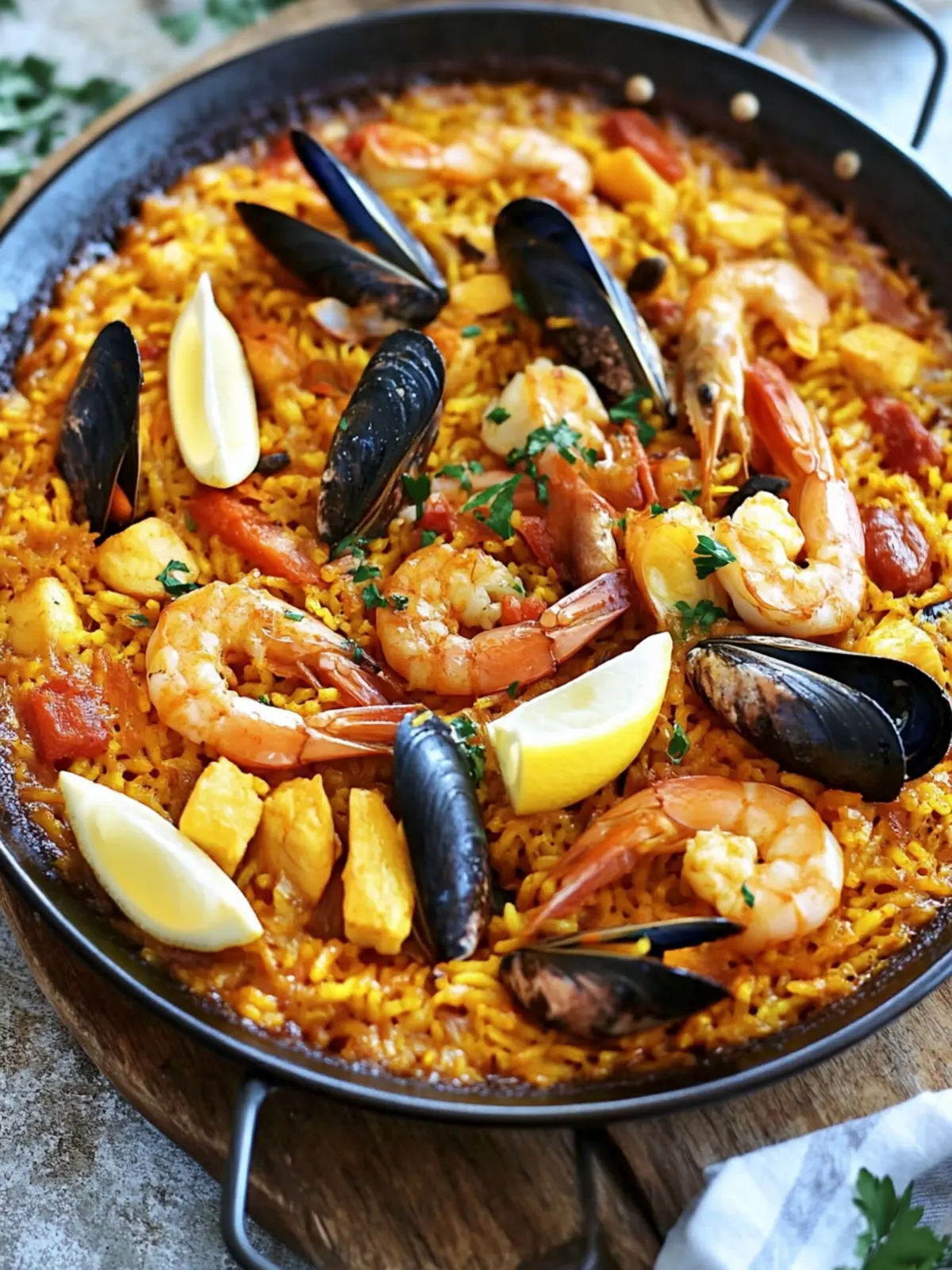 Receta auténtica de paella de marisco española for Family Feasts 2 Receta auténtica de paella de marisco española