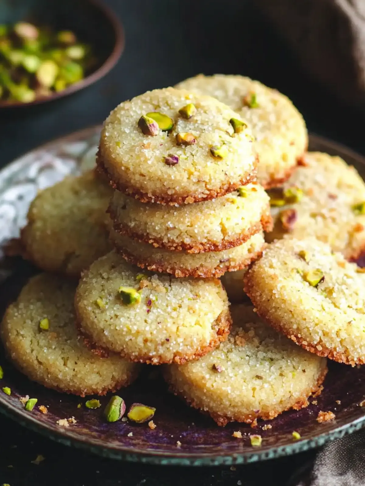 Buttery Pistachio Shortbread Cookies for Effortless Indulgence 4 Pistachio Shortbread Cookies