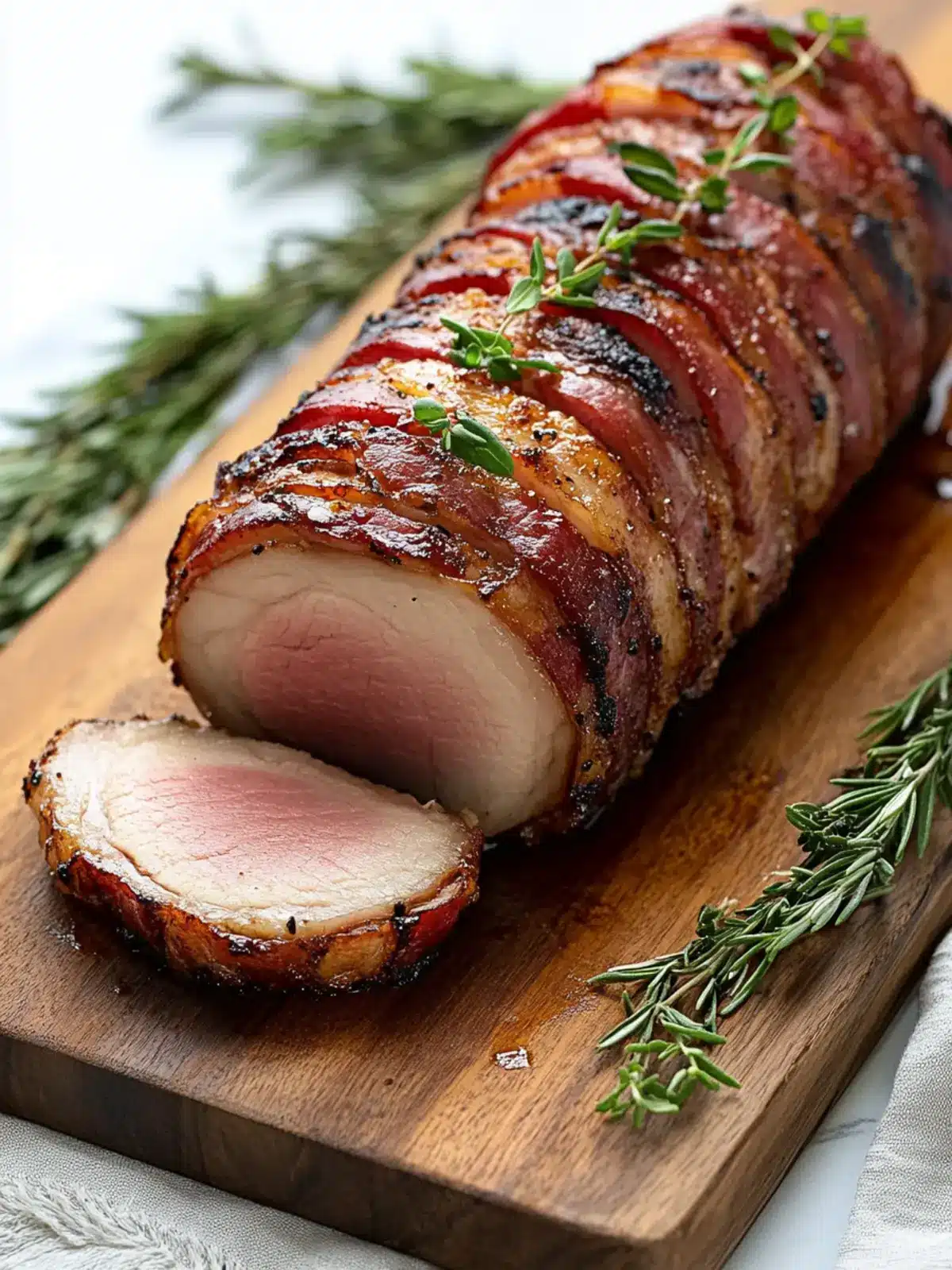 Bacon Wrapped Pork Tenderloin: Effortlessly Juicy & Flavorful 5 Bacon Wrapped Pork Tenderloin