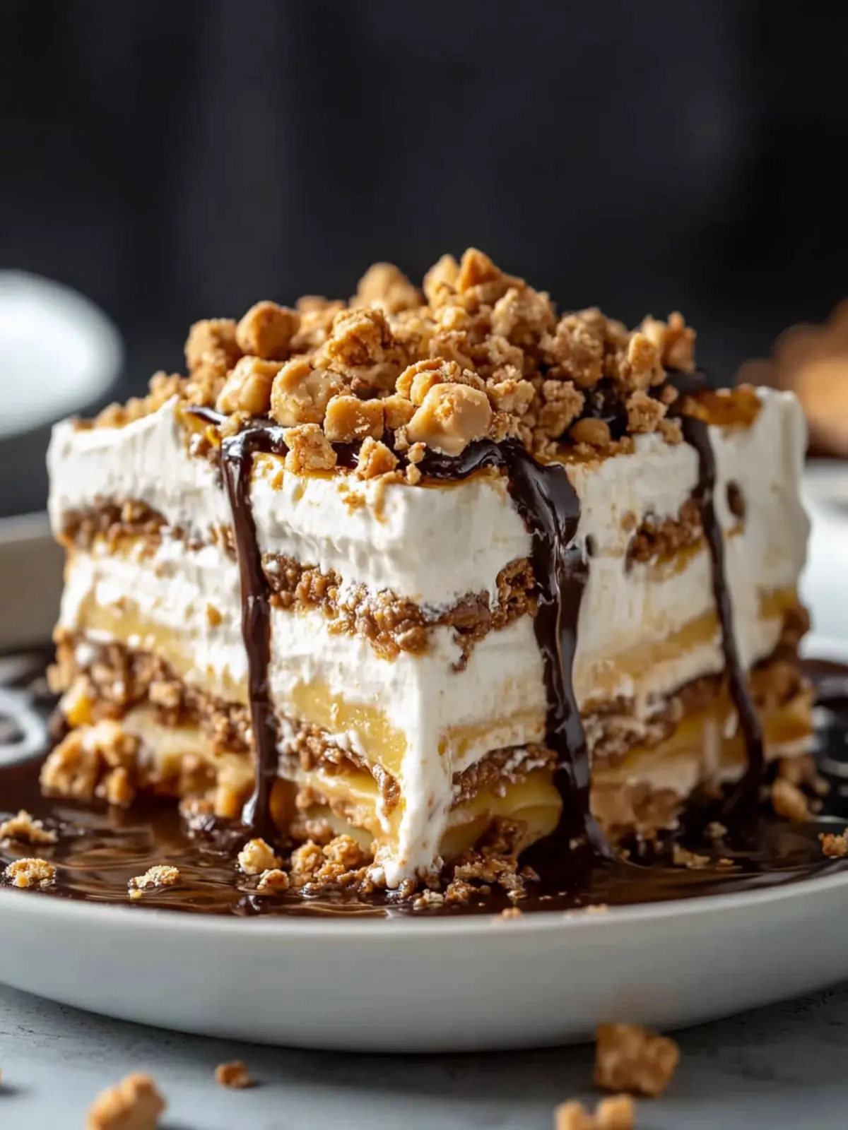 Magnificent Peanut Butter Crunch Lasagna Flavor Explosion Delight 2 Magnificent Peanut Butter Crunch Lasagna Flavor Explosion