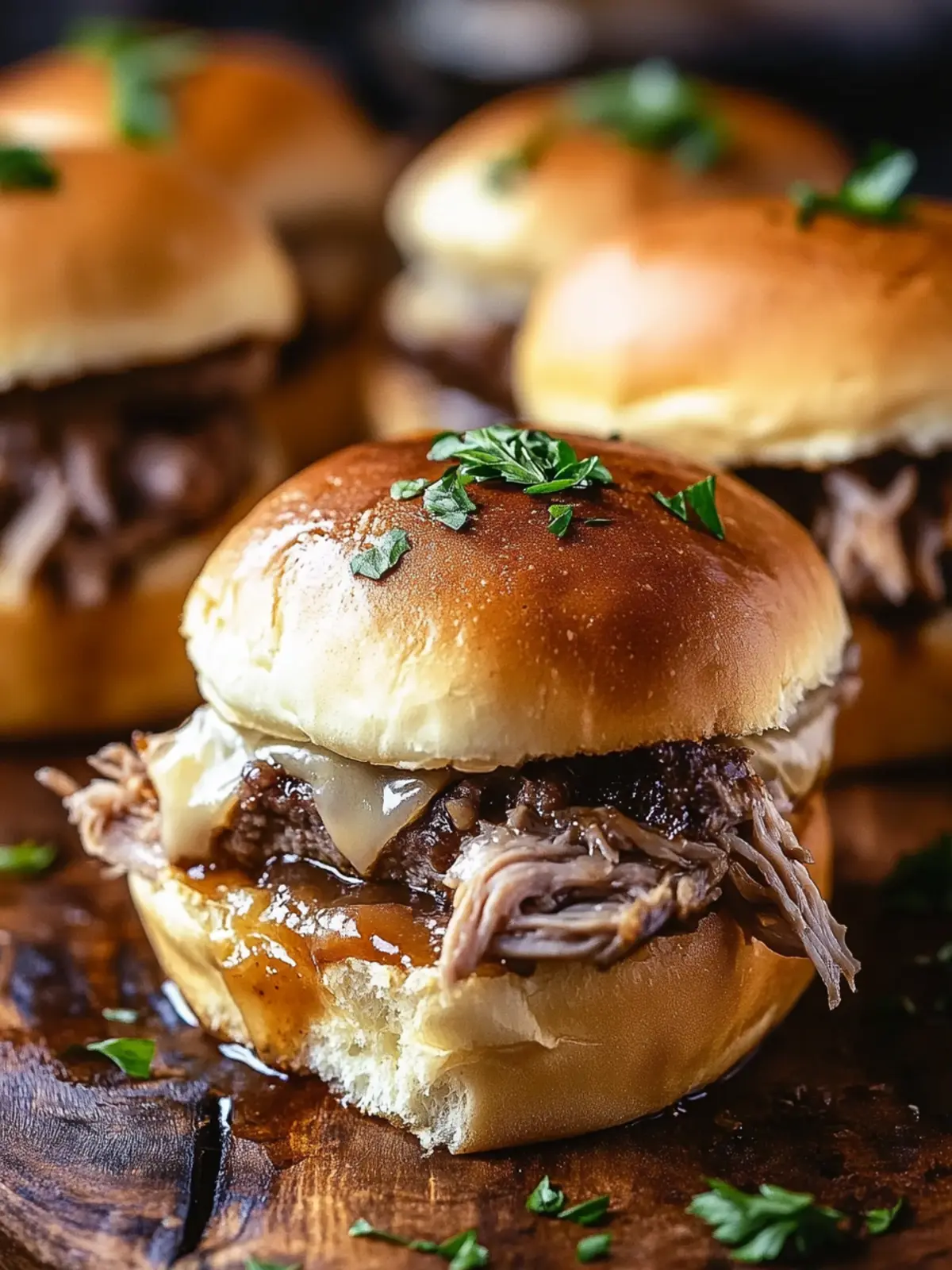 Savory French Dip Sliders Melt in Your Mouth 2 French Dip Sliders