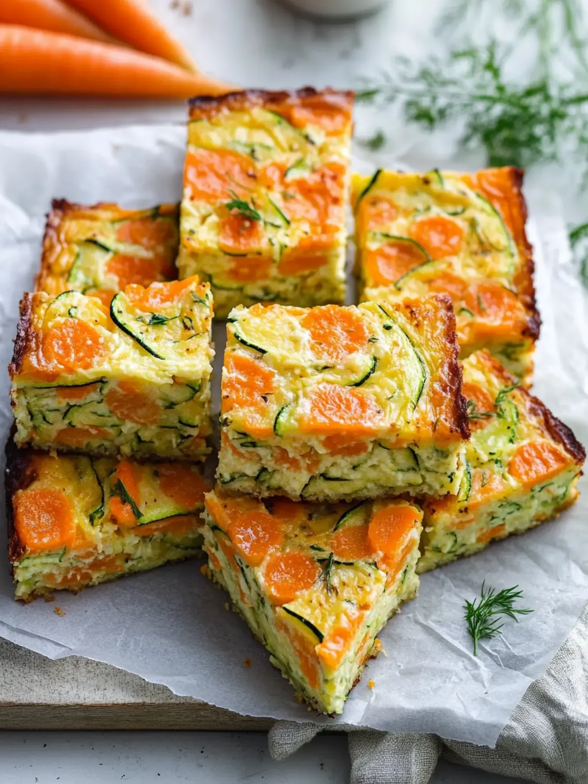 Mouthwatering Delicious Zucchini and Carrot Slice Recipe to Brighten Your Day 2 Delicious Zucchini and Carrot Slice Recipe