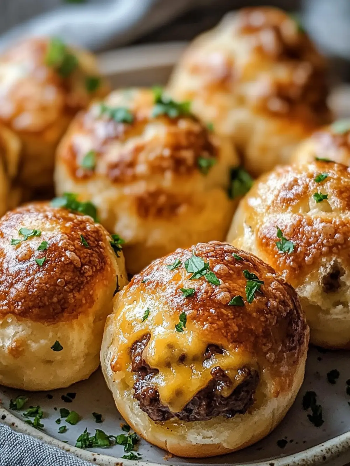 Garlic Parmesan Cheeseburger Bombs for Perfect Cozy Nights 4 Garlic Parmesan Cheeseburger Bombs
