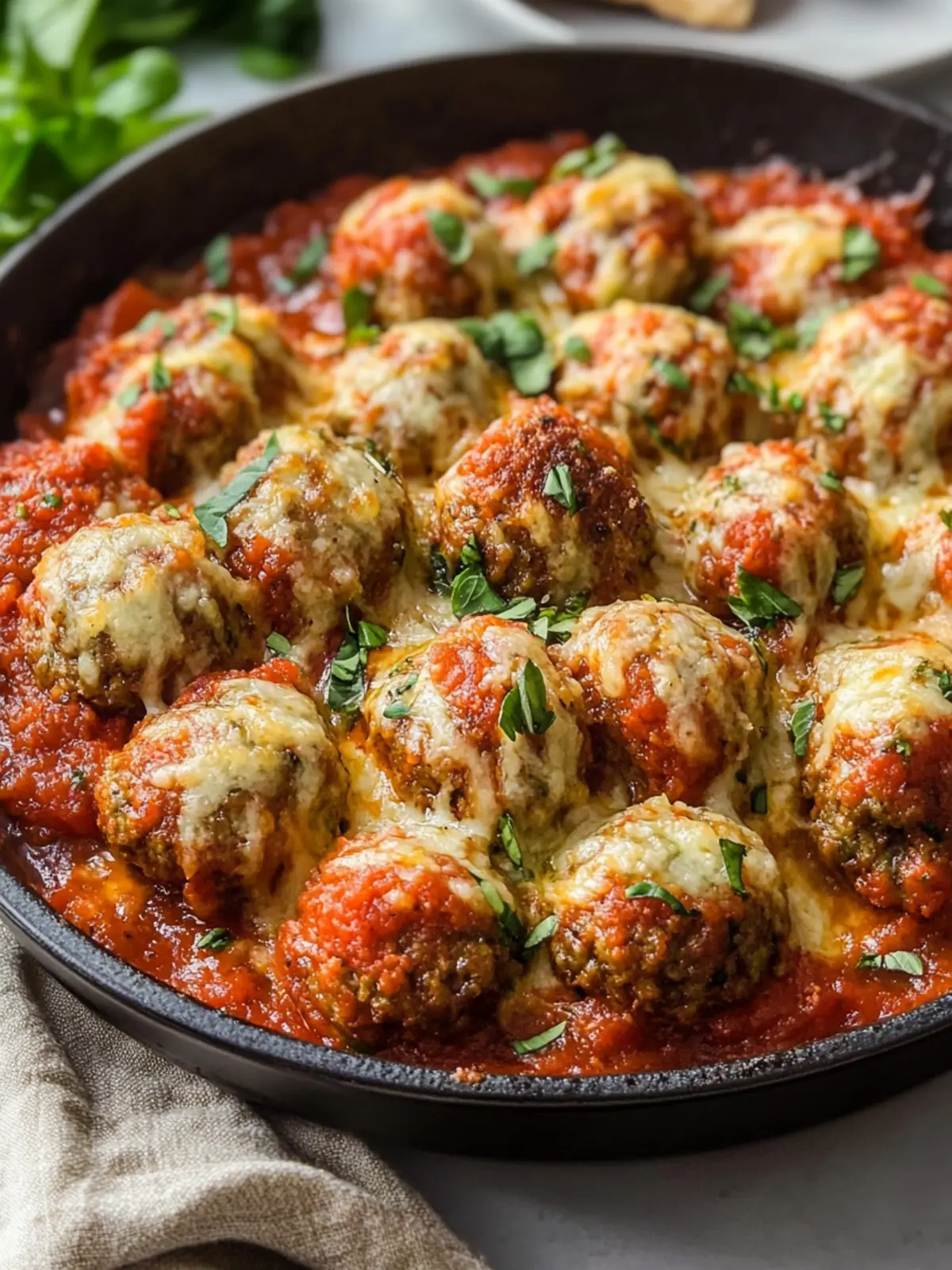Cheesy Baked Meatballs (Vegetarian) That'll Wow Your Dinner Guests 2 Cheesy Baked Meatballs (Vegetarian)