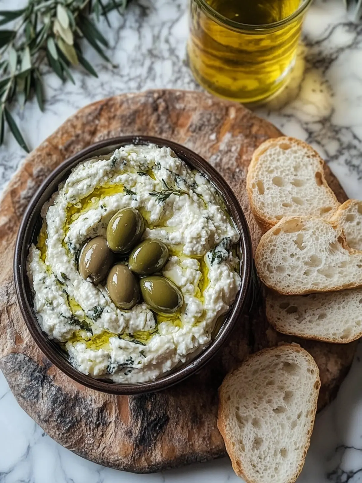 Creamy Feta & Green Olive Spread That Will Wow Your Guests 3 Creamy Feta & Green Olive Spread