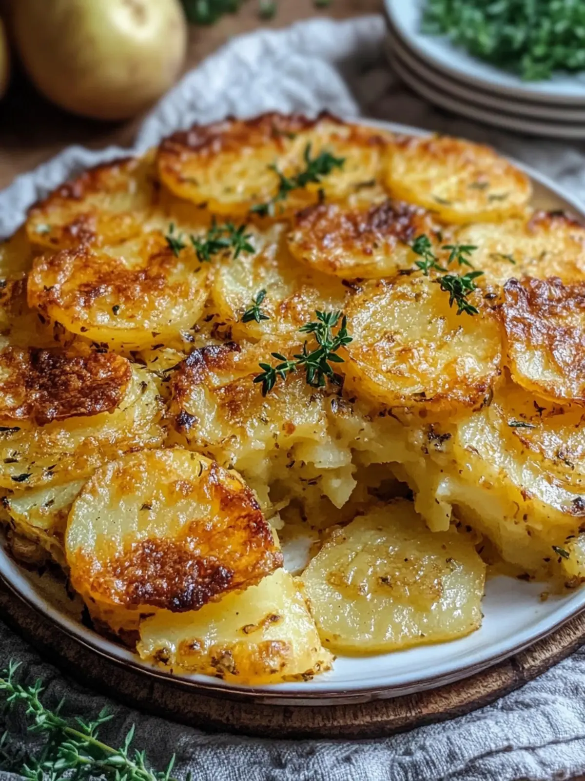 Creamy Vegan Potato Bake That's Comfort Food Gold 4 Vegan Potato Bake
