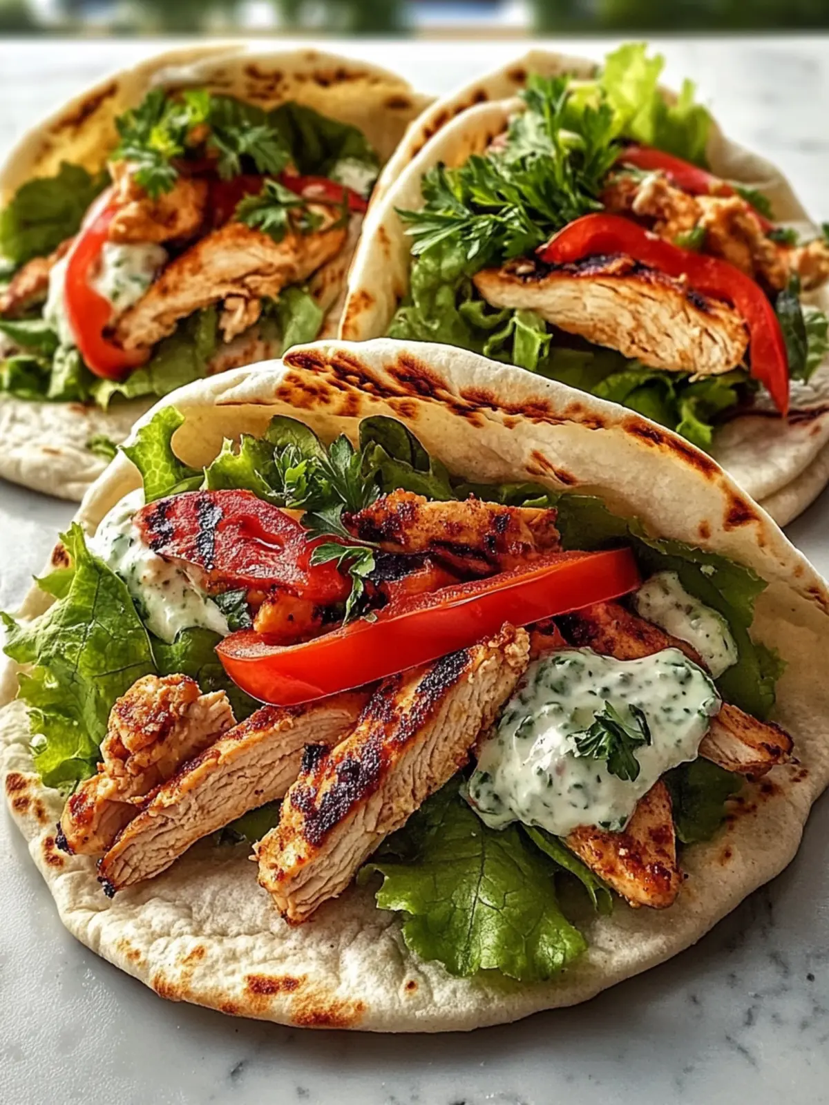 Flavor-Packed Chicken Pitas for Easy Mediterranean Bliss 5 Flavor-Packed Chicken Pitas