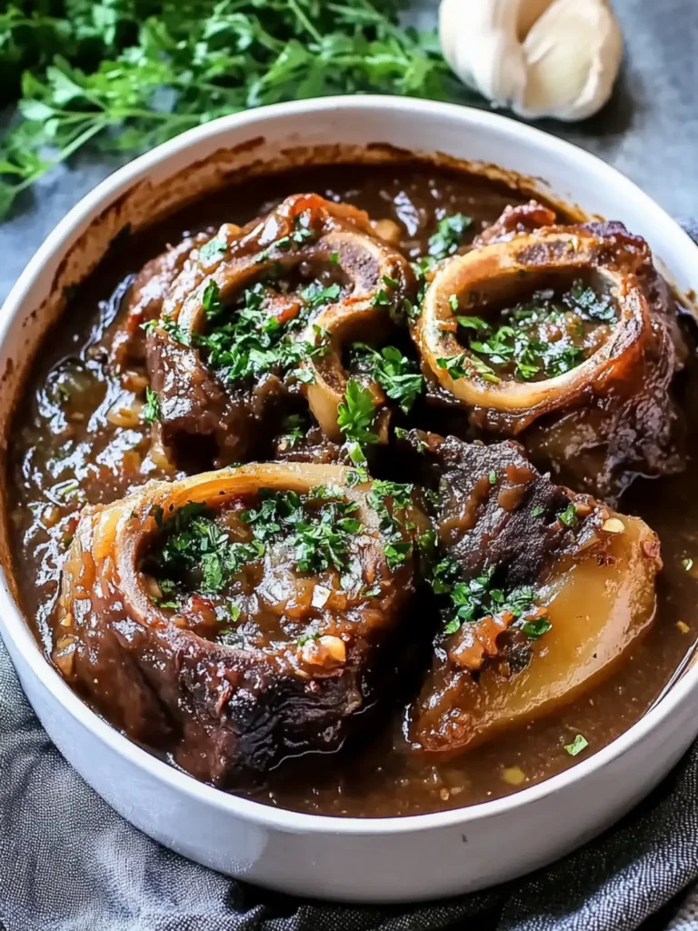 Tender Slow Cooked Beef Shank