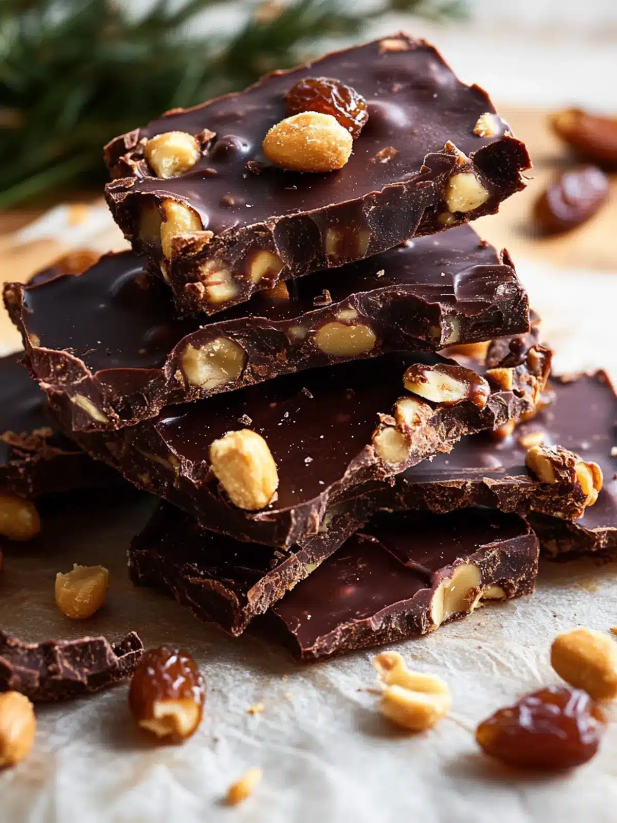 Delicious Date Peanut Chocolate Bark You’ll Crave Daily 2 Date Peanut Chocolate Bark